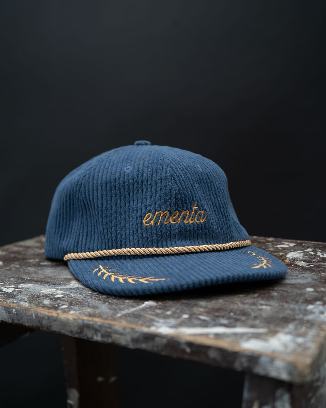 Marine Corduroy Cap