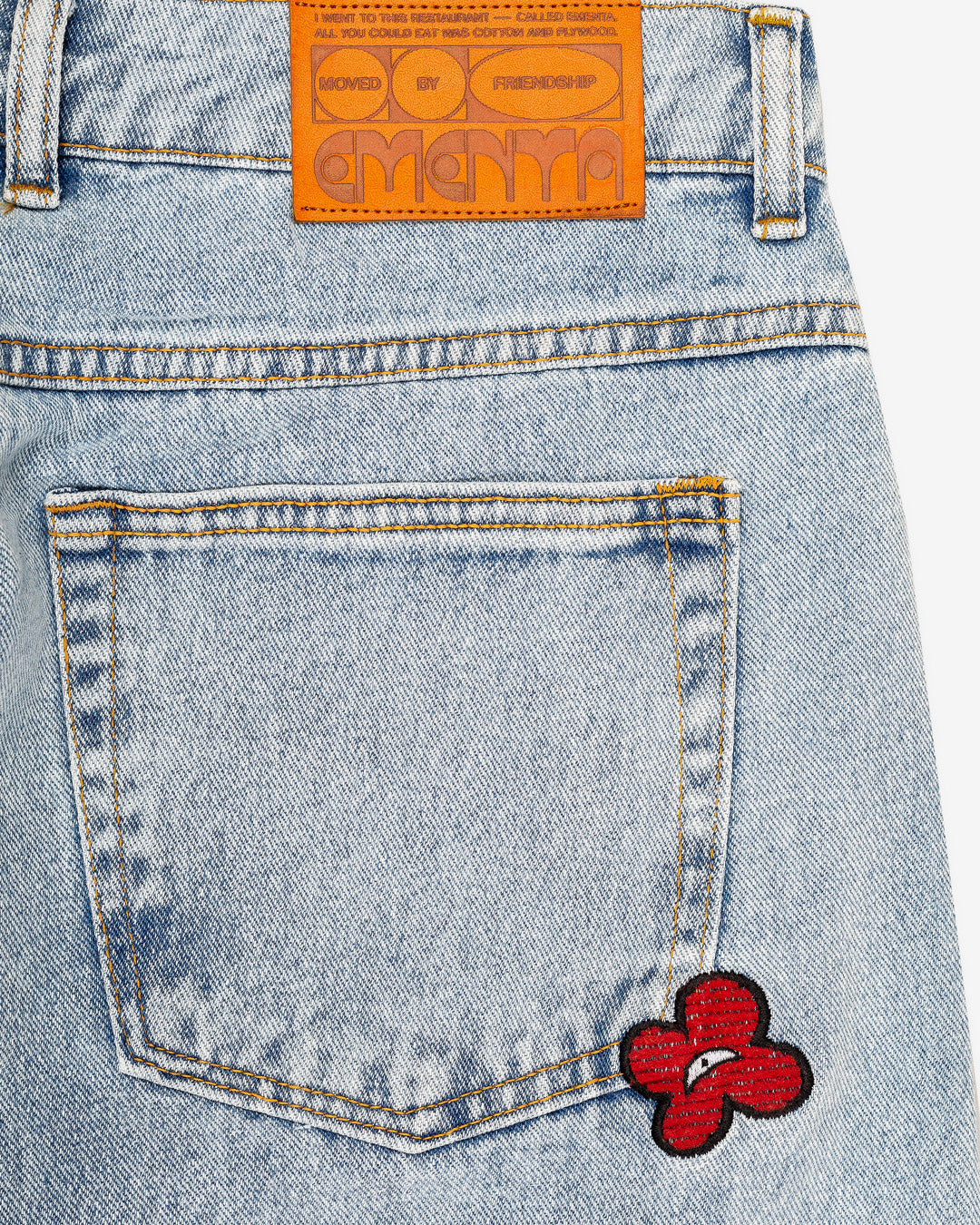 Flowers Jeans Regular Fit Pants