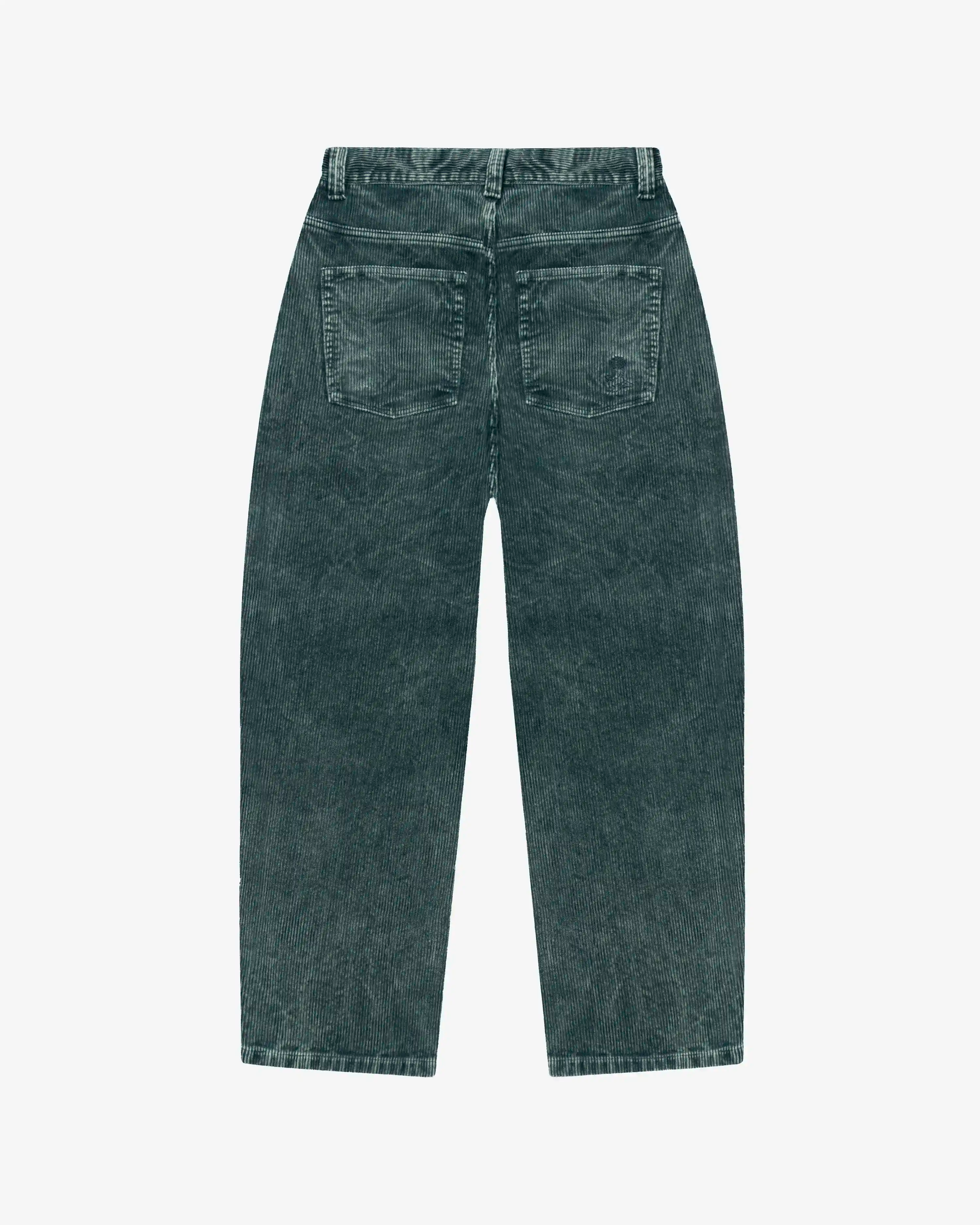 Bonga is our baggy fit. It is very loose from waist to ankle, designed for comfort and a bold, laid-back look.

Bold oversized look designed for maximum freedom of movement
100% cotton construction for lasting durability and comfort
Unisex fit engineered to suit all genders
Corduroy material with green washed colorway and an authentic wash treatment
Relaxed profile perfect for contemporary streetwear styling

Roomy cut allows for unrestricted movement throughout the day
Heavyweight fabric provides structure