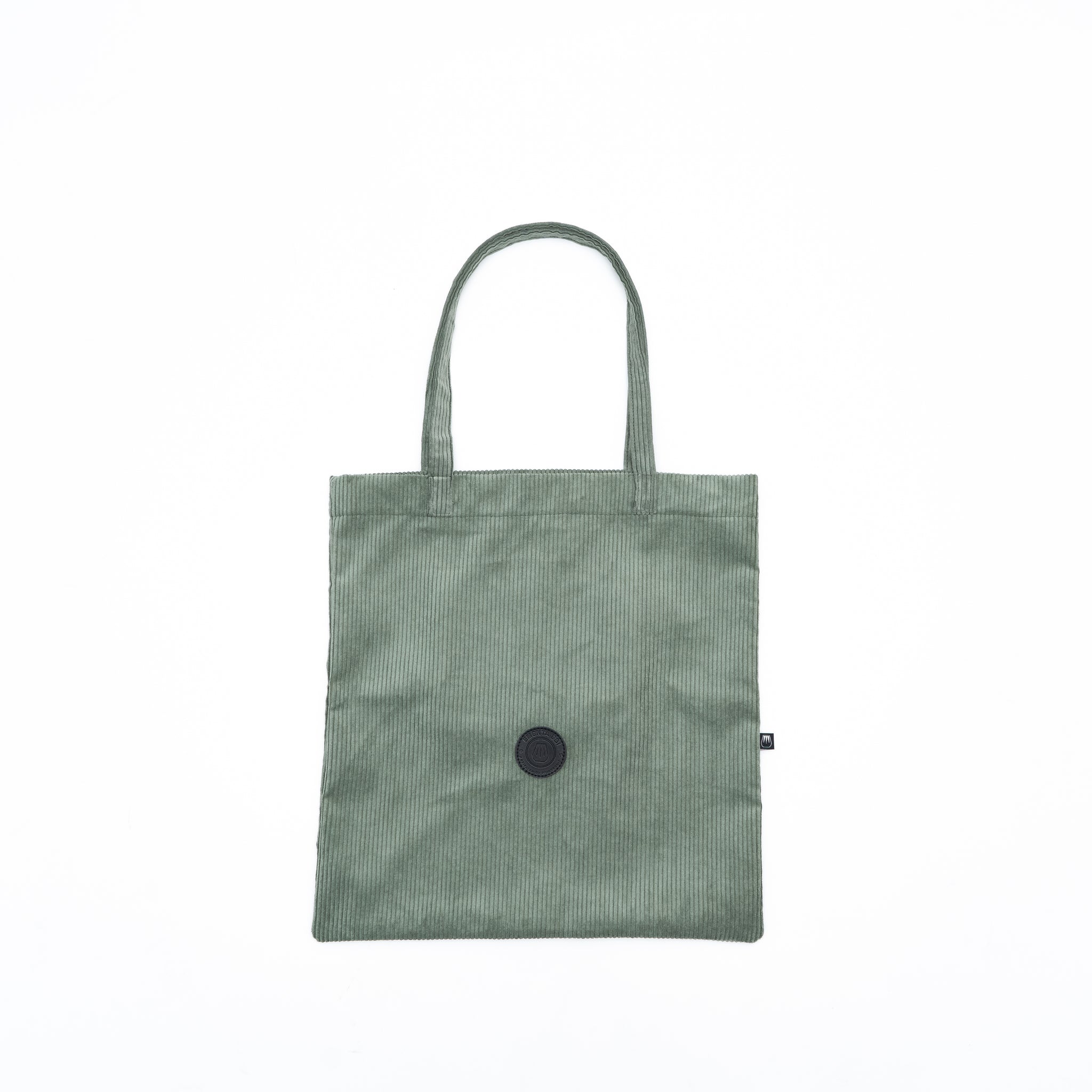 PATCH CORDUROY TOTE BAG Green – EMENTASB