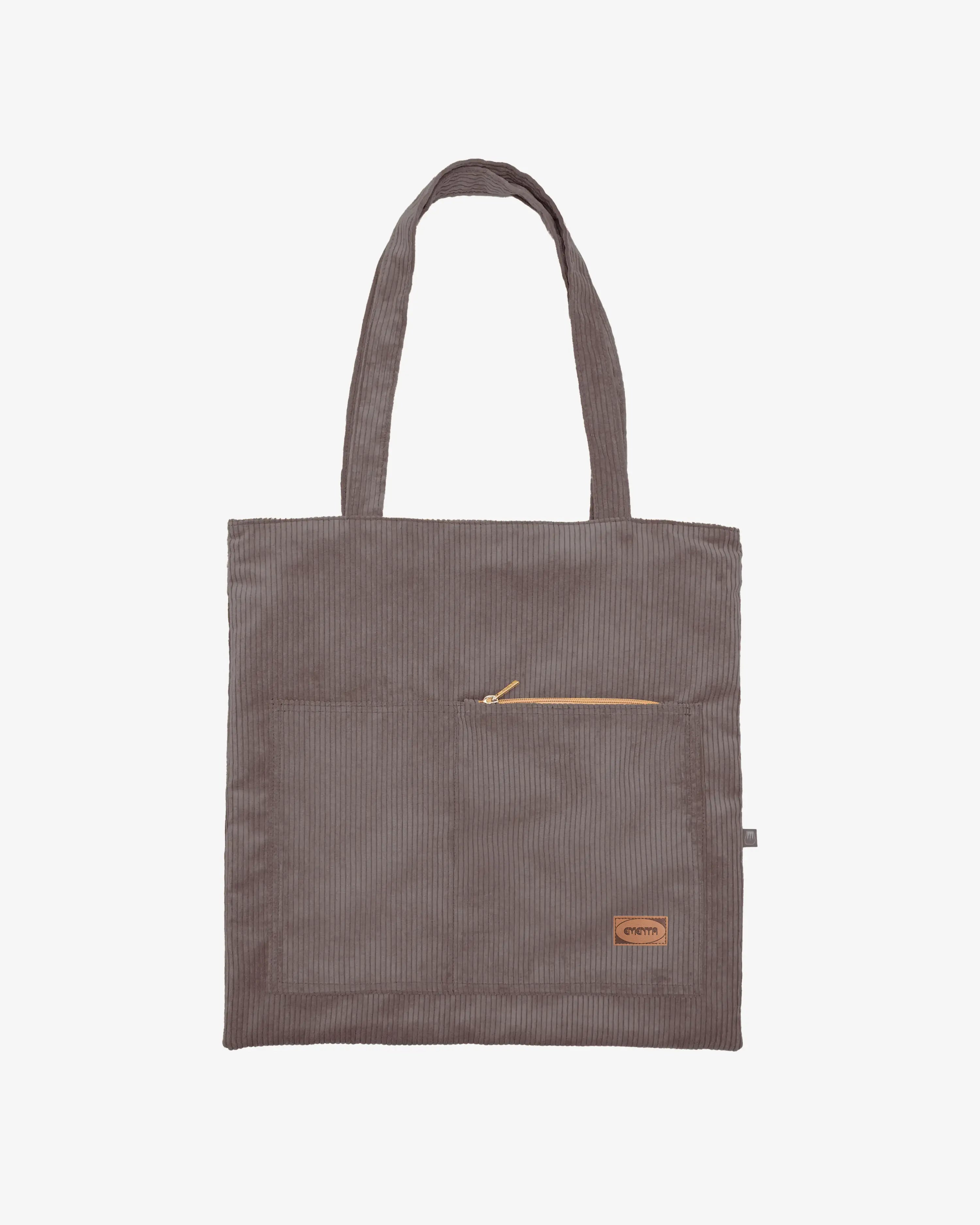 C'mon Patch Corduroy Tote Bag