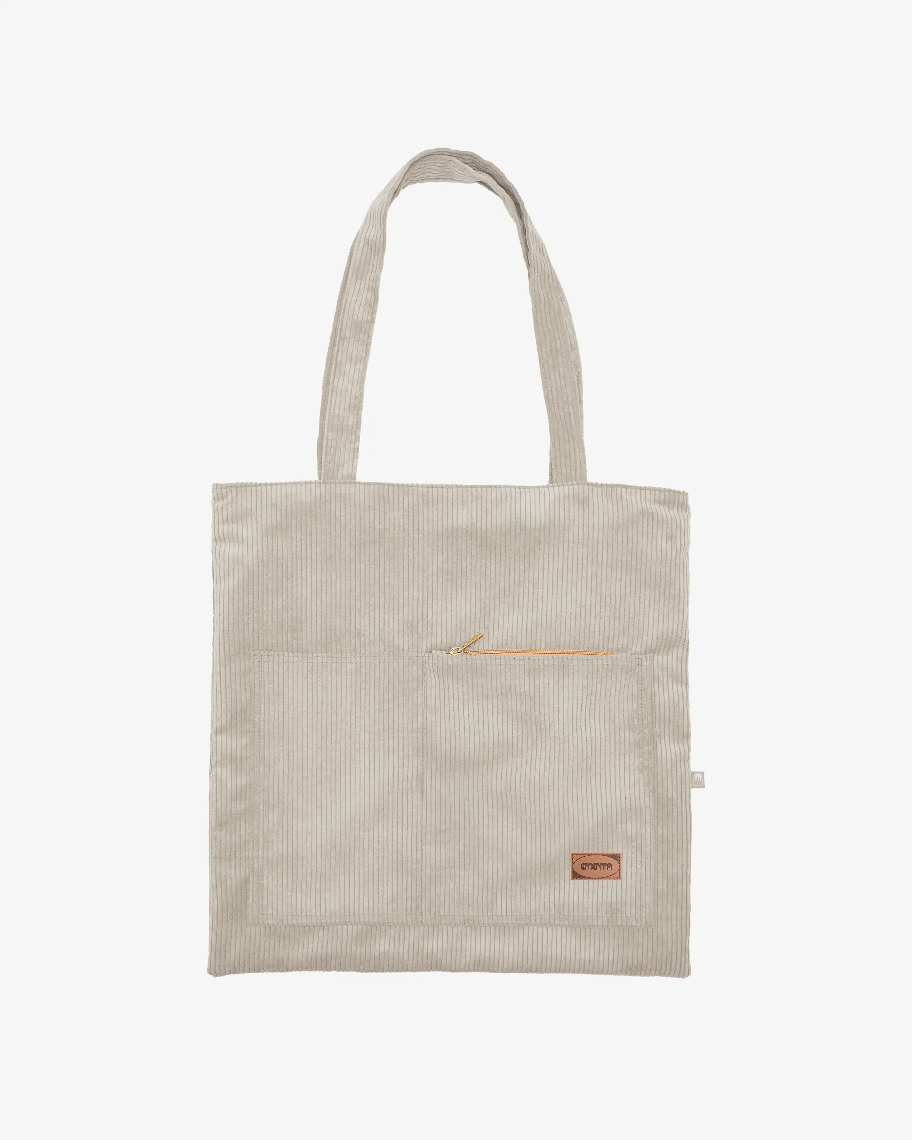 C'mon Patch Corduroy Tote Bag