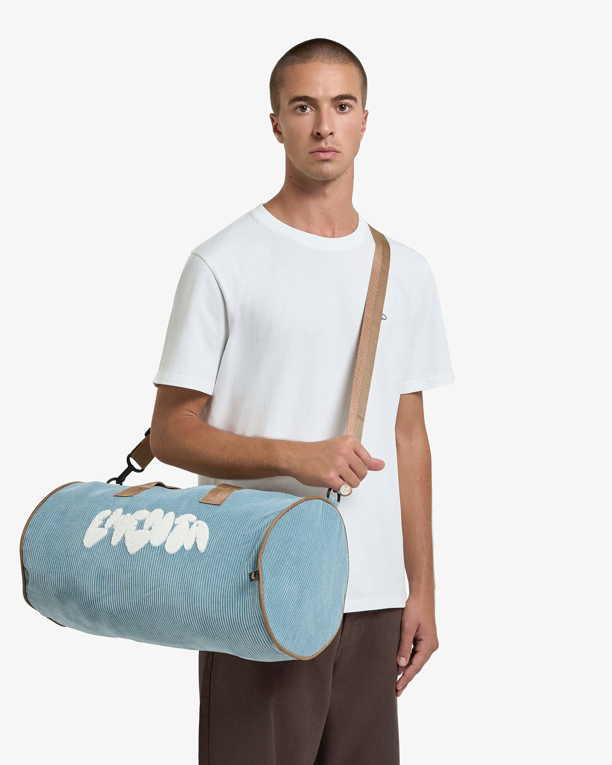 Dory Graffiti Corduroy Duffel Bag