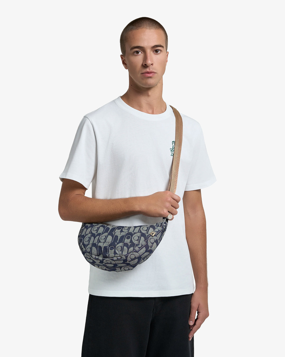 Fiuza Jacquard Shoulder Bag