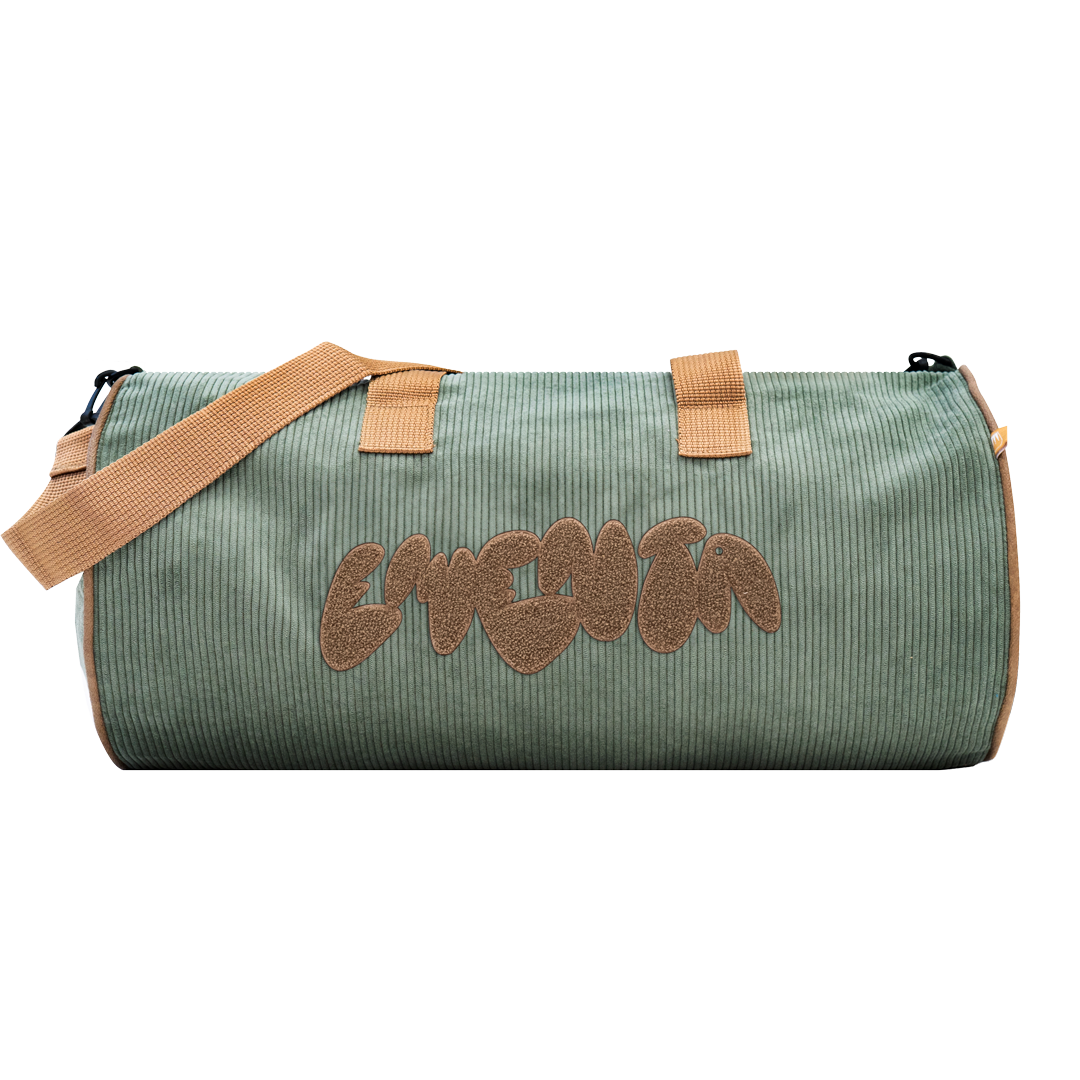 Dory Graffiti Corduroy Duffel Bag