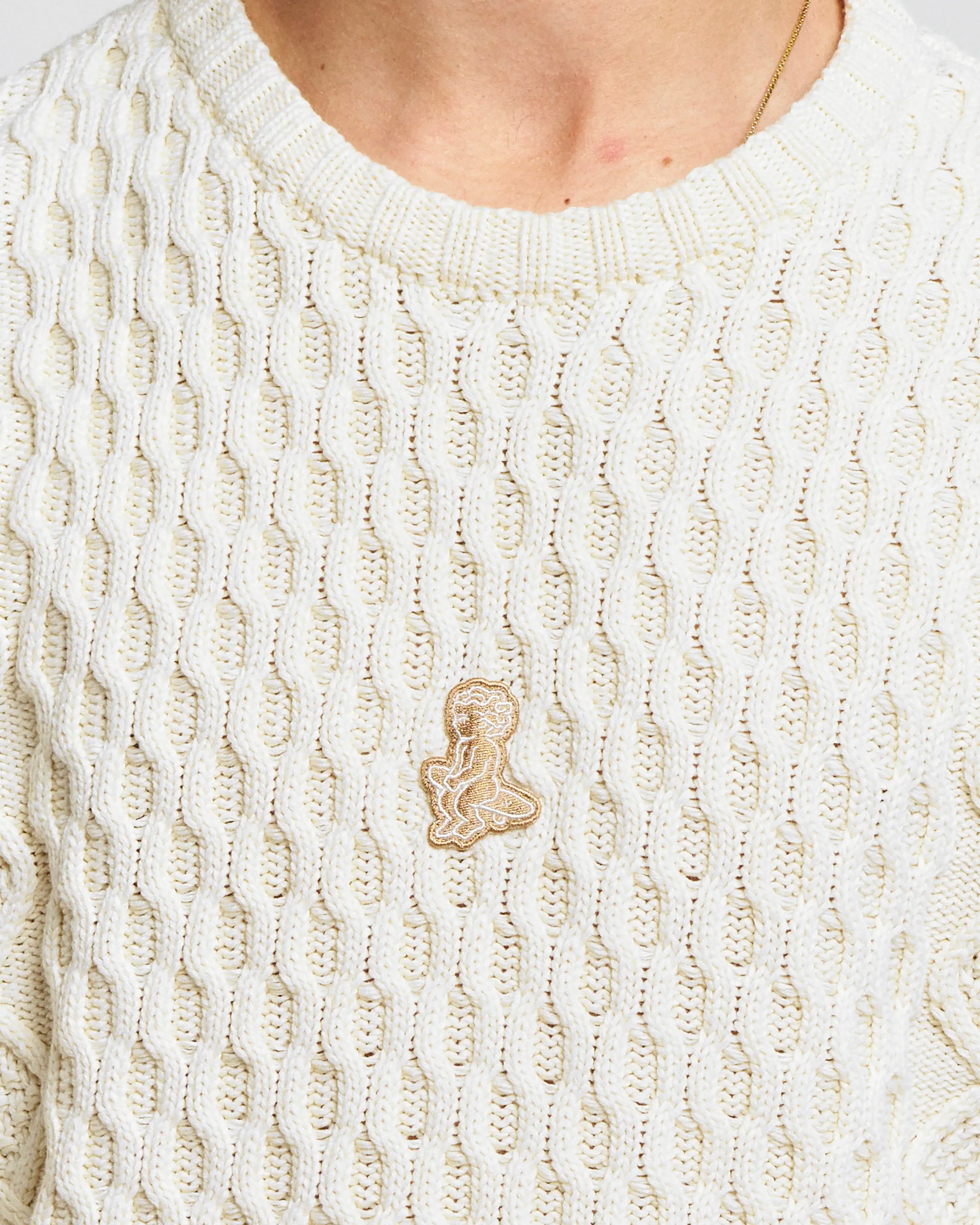 Ikon Patch Knit Crewneck