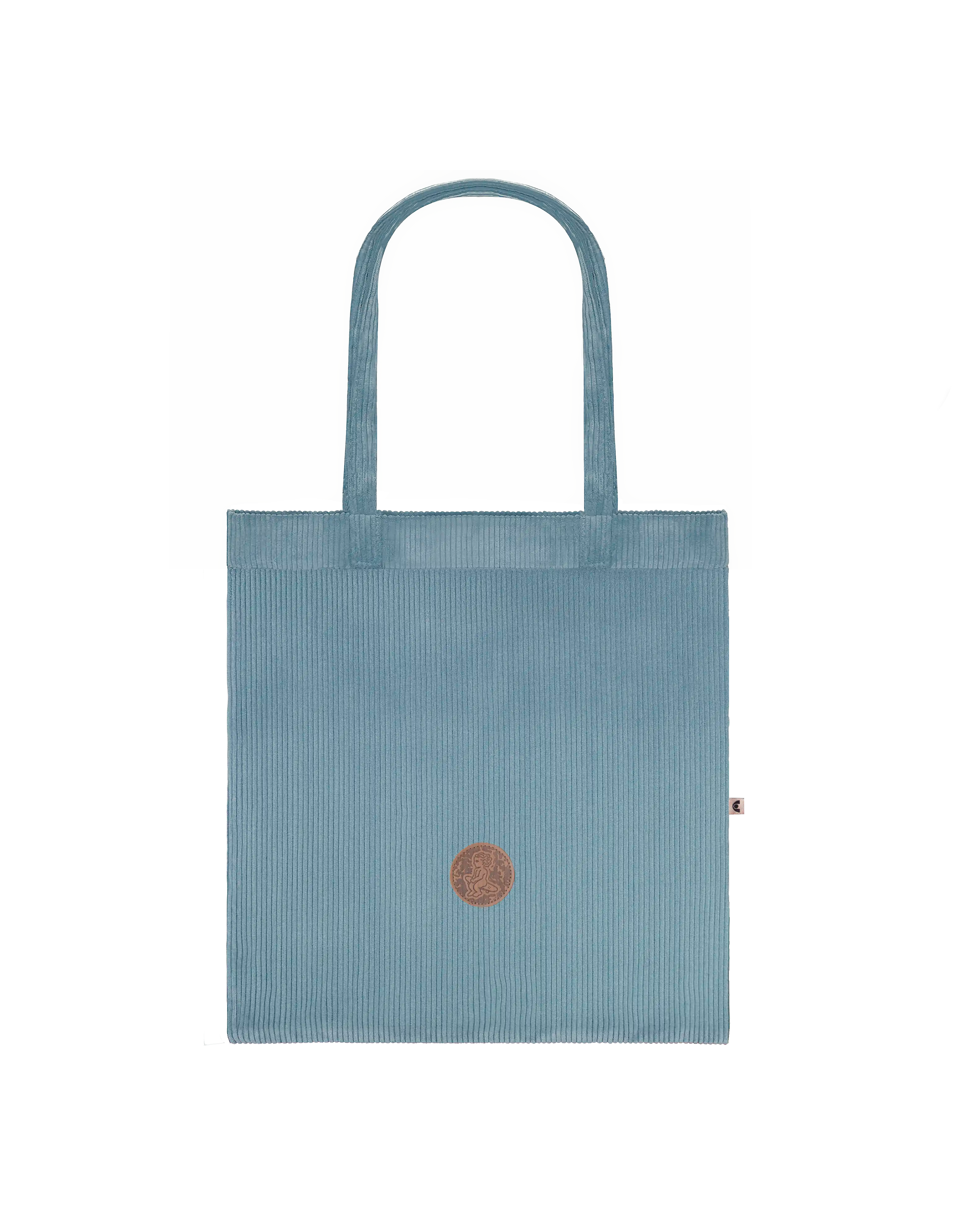 Patch Corduroy Tote Bag