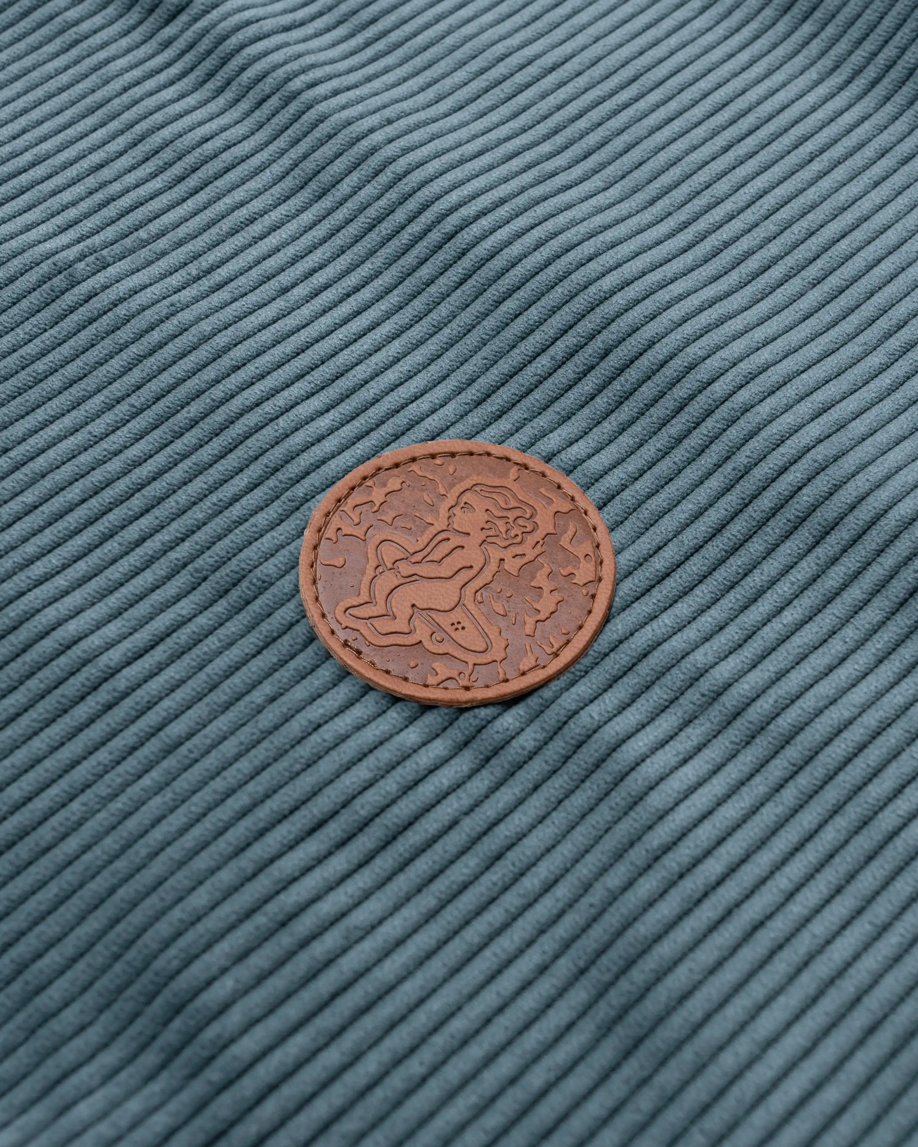 Patch Corduroy Tote Bag
