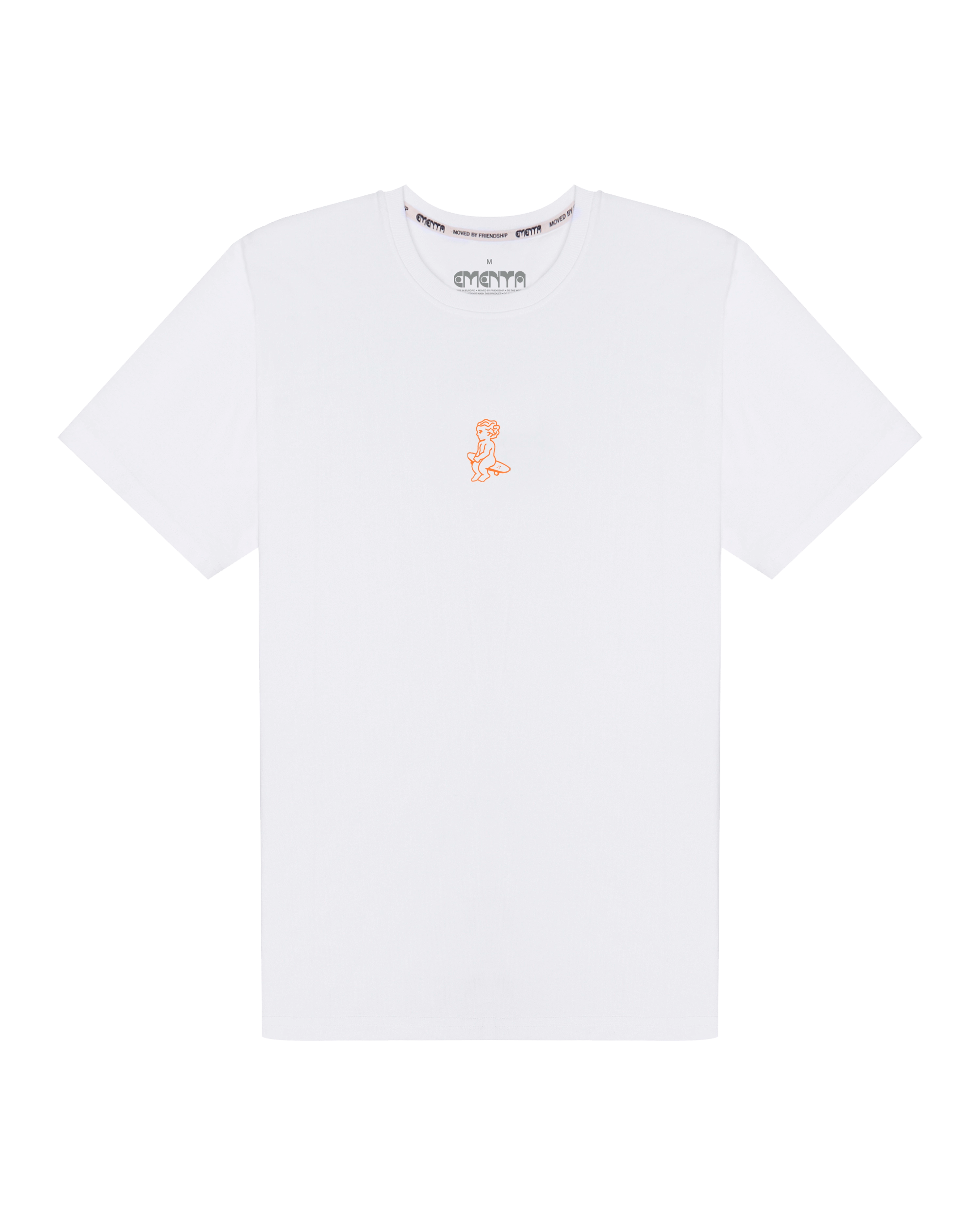 100% Cotton (220 gsm) for durability and long-term wear
White color for a clean, versatile look
Digital Ikon stamp design in orange by our in-house artist team
Unisex fit for a comfortable and inclusive wear
Made in Portugal