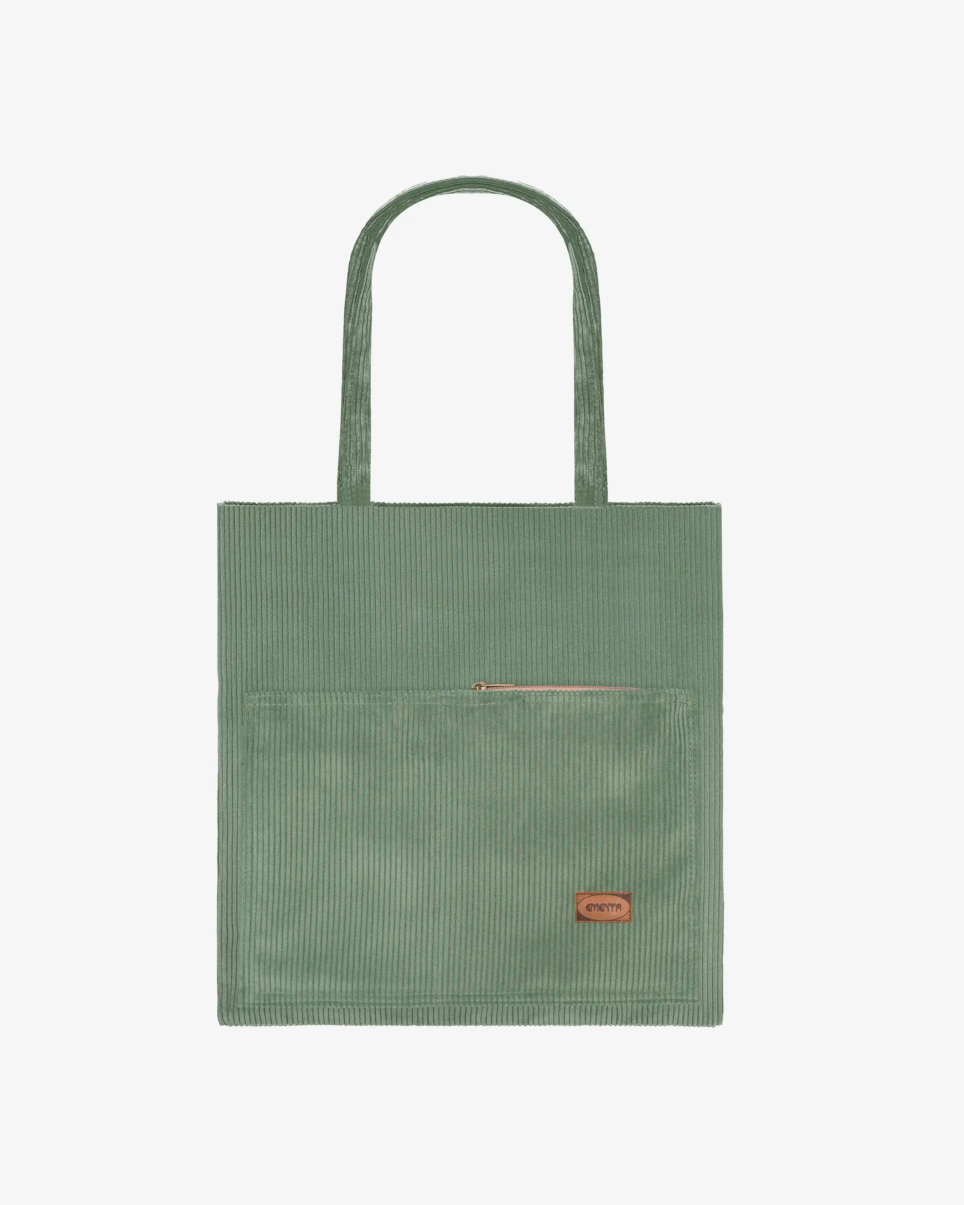 C'mon Patch Corduroy Tote Bag