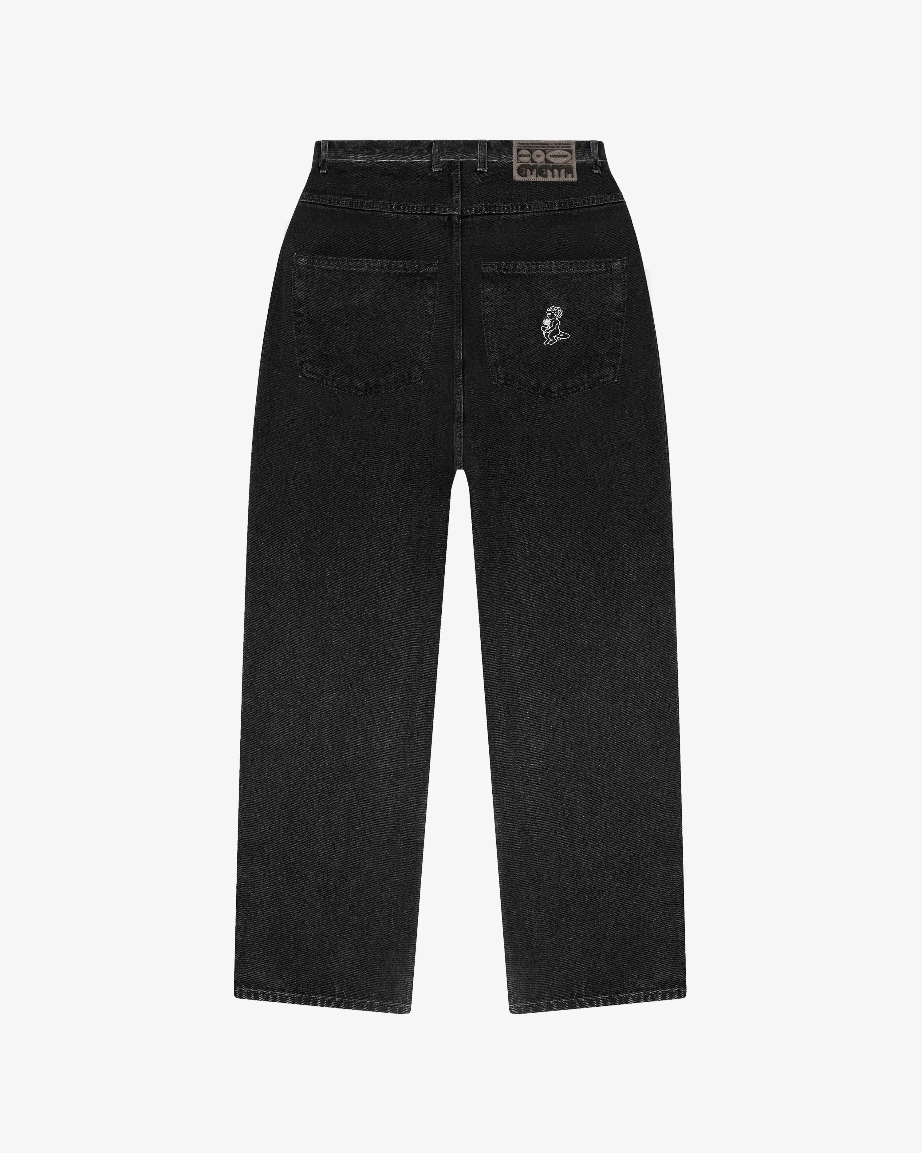 #color_black stone washed