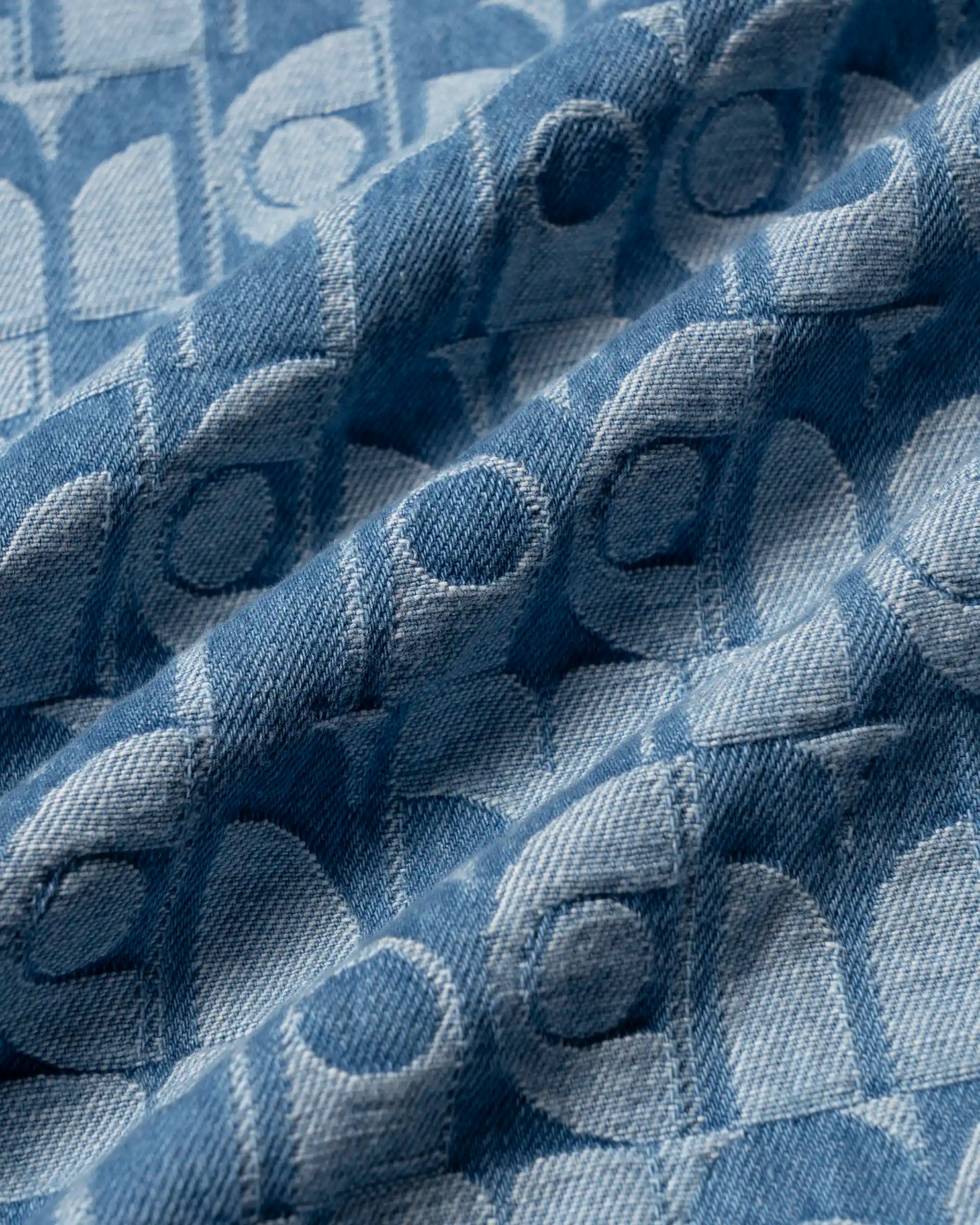 Dots Denim Jackard Jacket