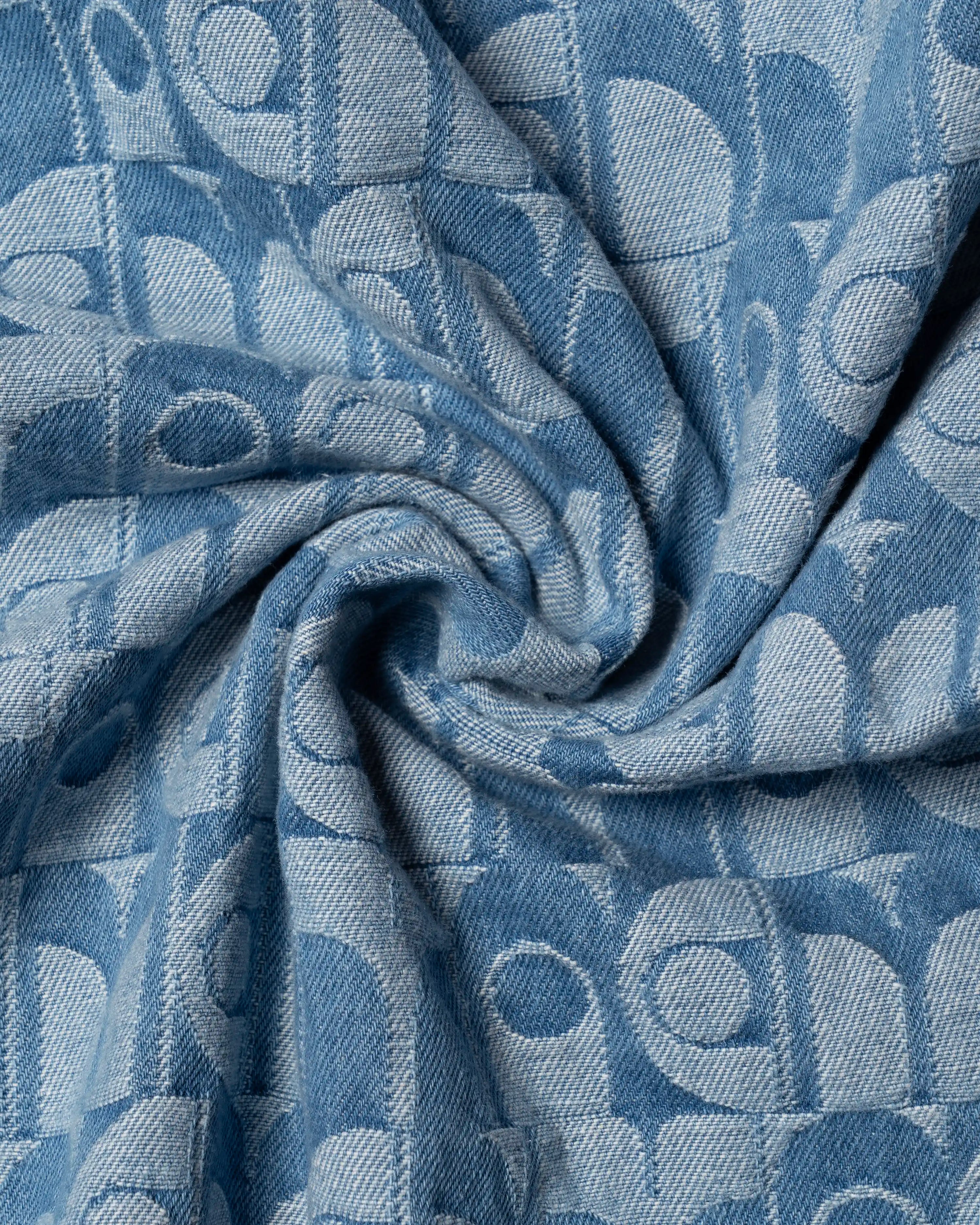 Dots Denim Jackard Jacket