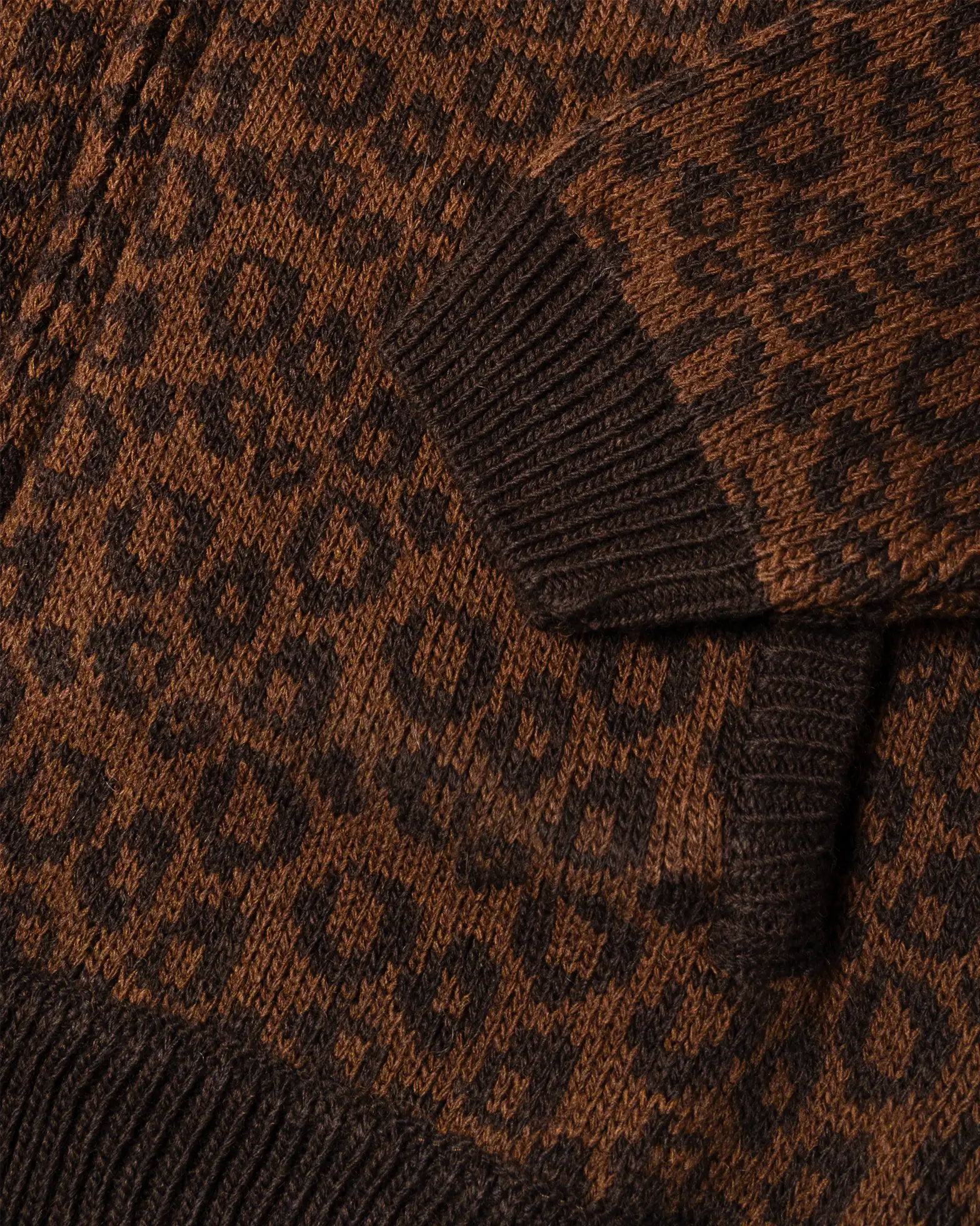Leopard Knit Jacket
