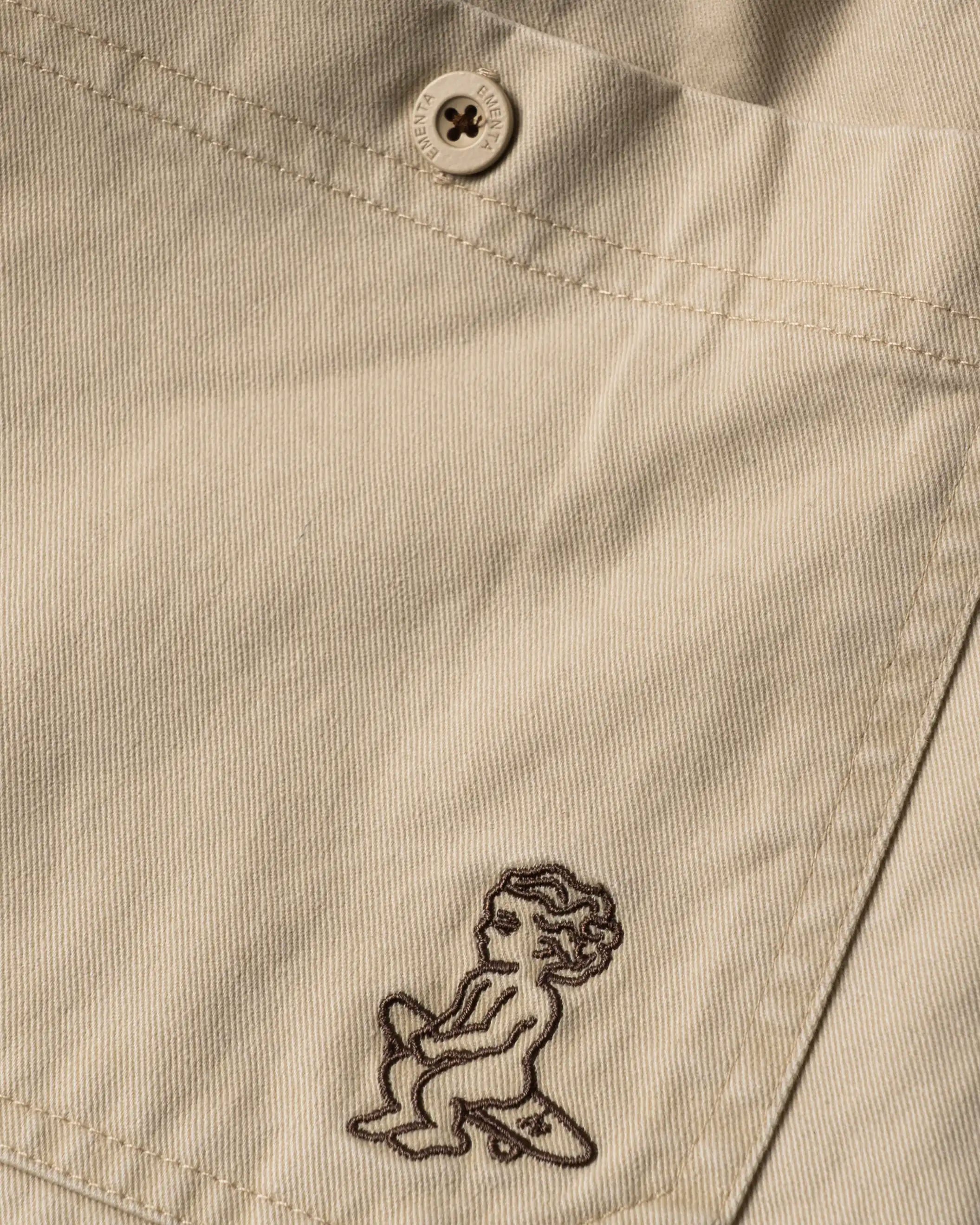 Magoado Twill Elastic Shorts
