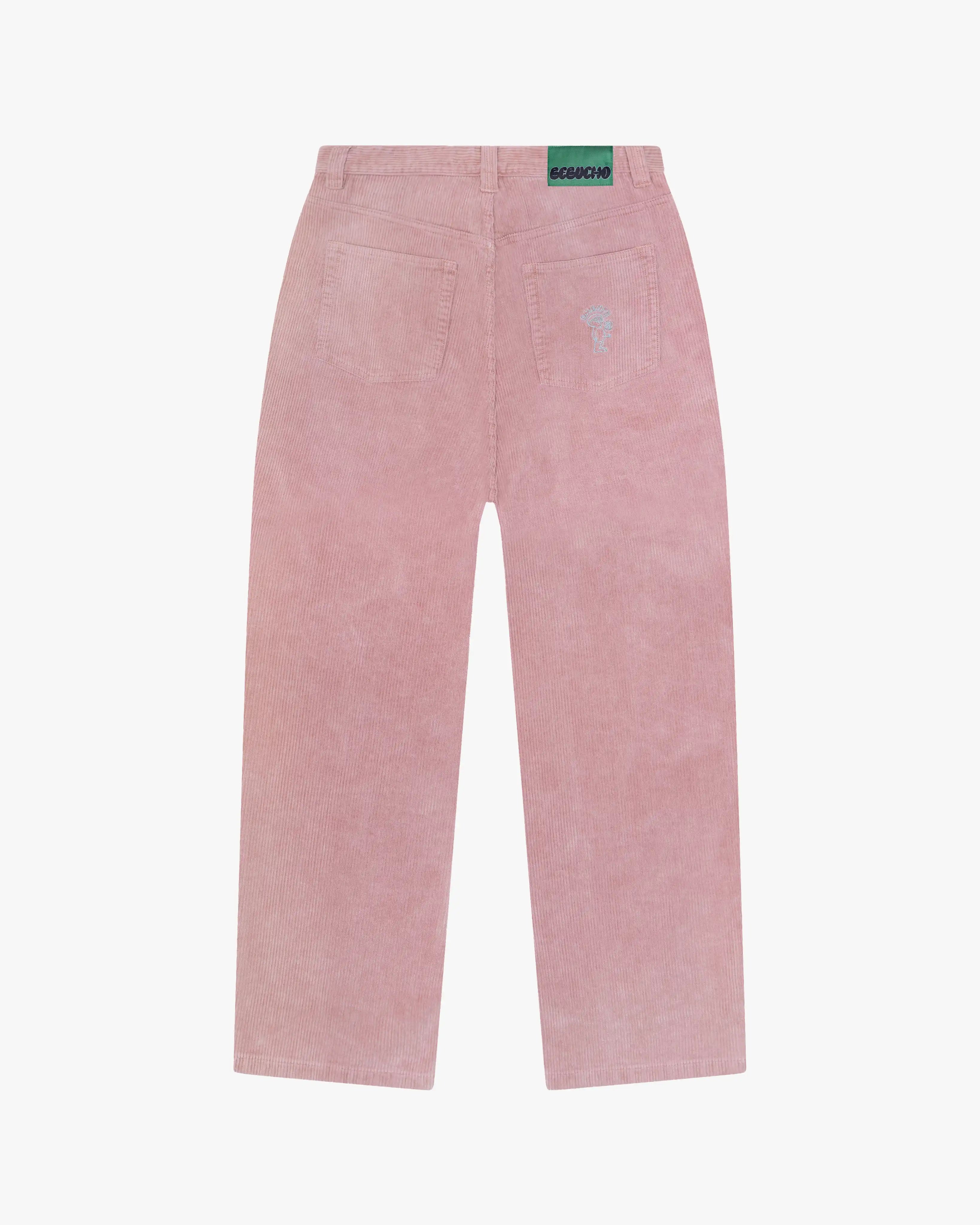Artist Edition
Bonga is our baggy fit. It is very loose from waist to ankle, designed for comfort and a bold, laid-back look.

100% cotton corduroy for a soft, textured feel

Classic five-pocket design with belt loops
Button closure with full button fly for secure fastening

Embroidered front pocket butterfly detail&nbsp;
Bebucho design embroidered on the back pocket
Reinforced stitching ensures durability

Wide wale corduroy with bold ridges for extra texture

Unisex fit designed to suit all genders