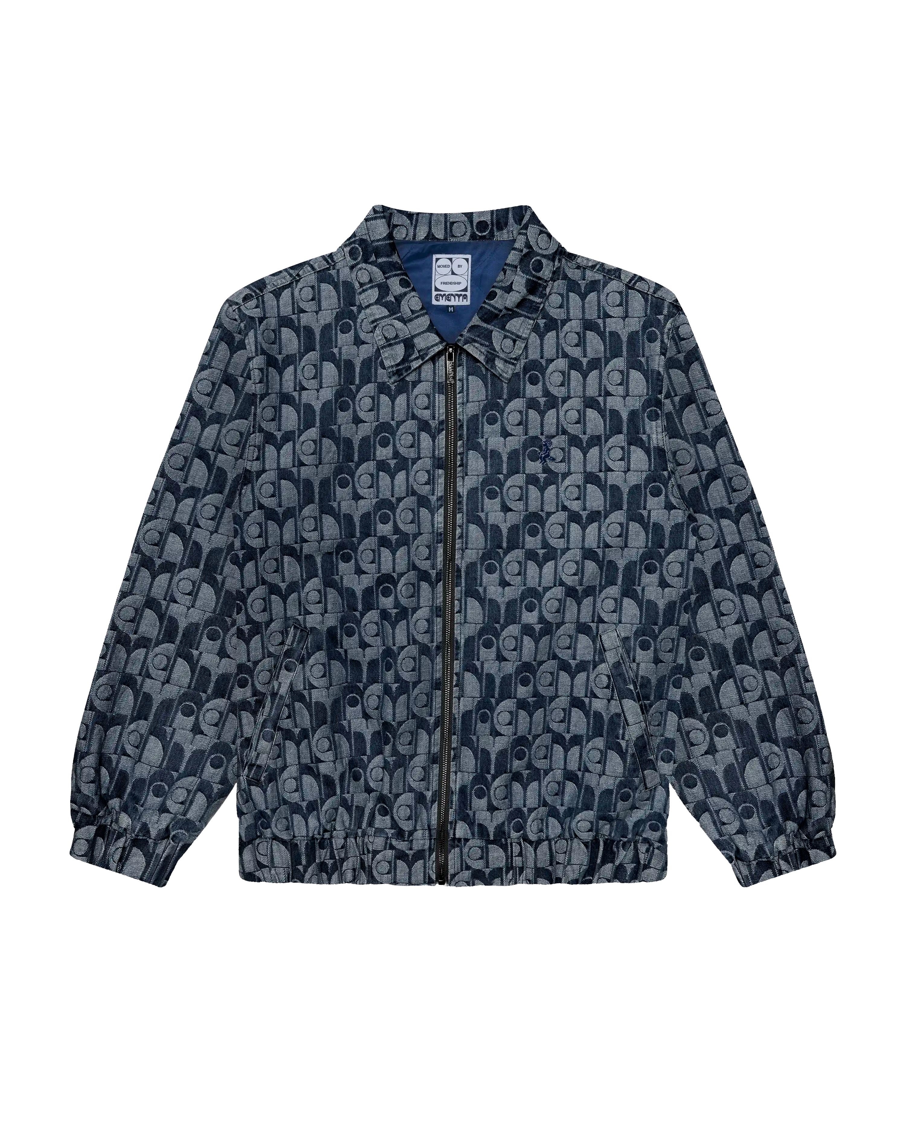 Dots Denim Jackard Jacket