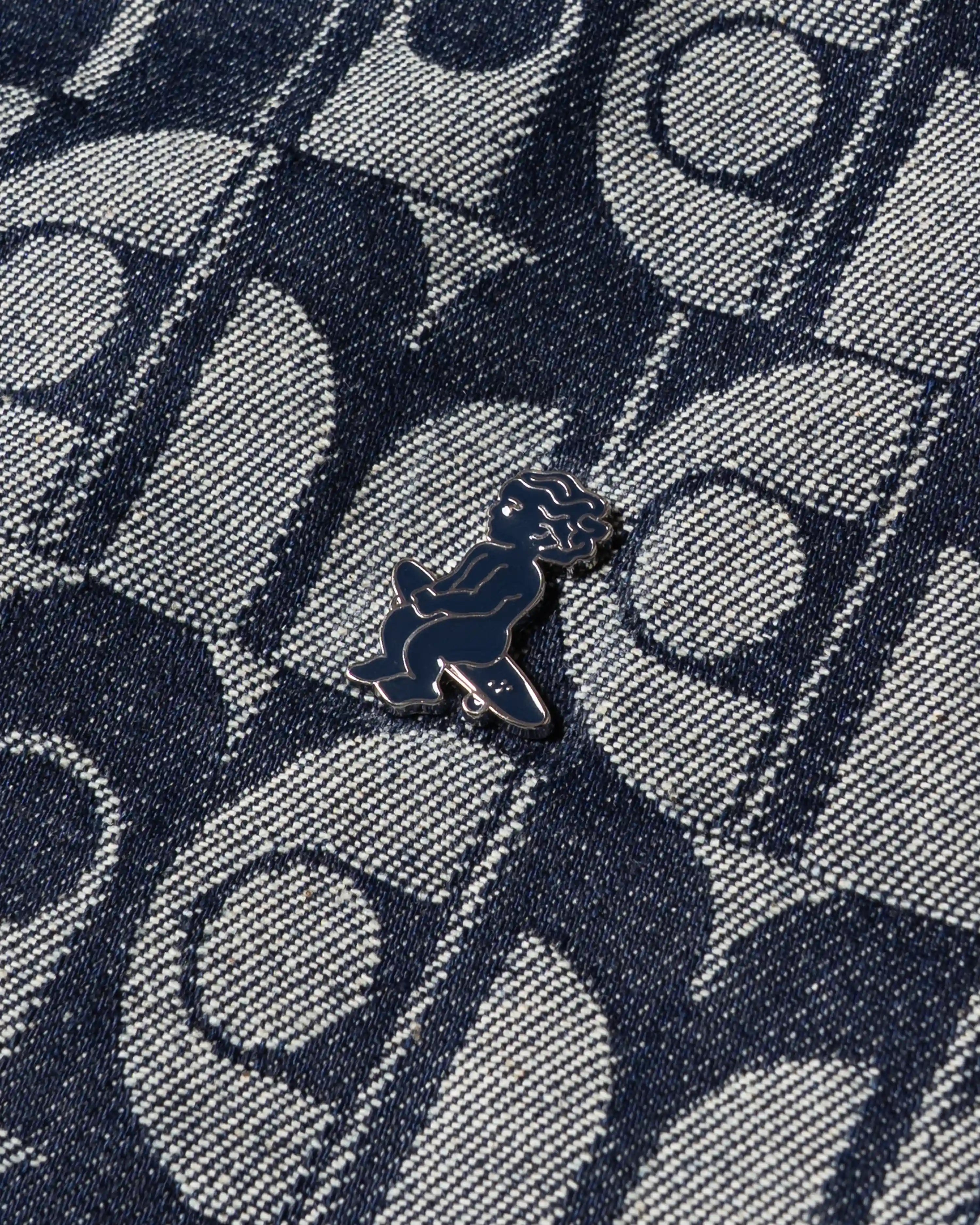 Dots Denim Jackard Jacket