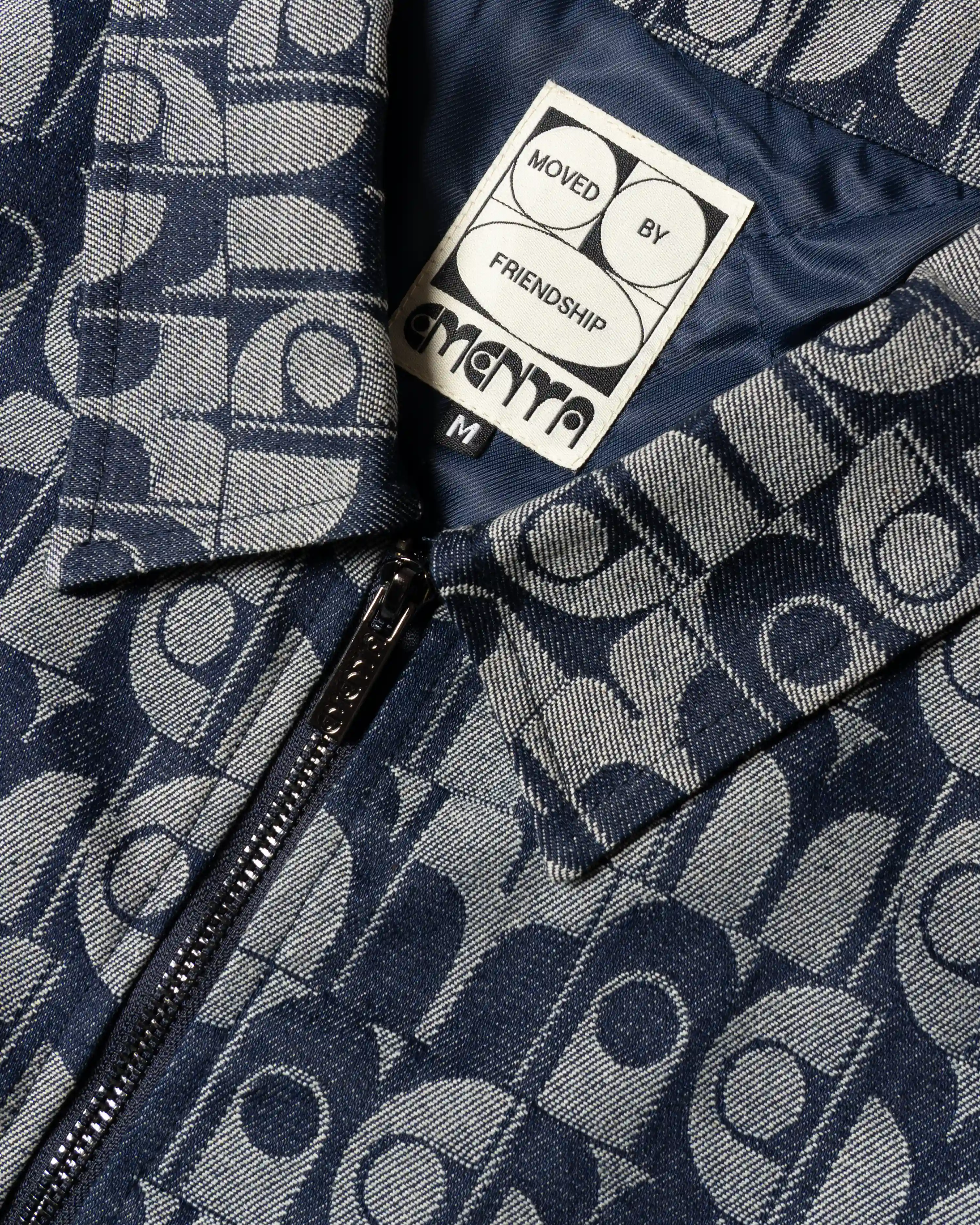 Dots Denim Jackard Jacket