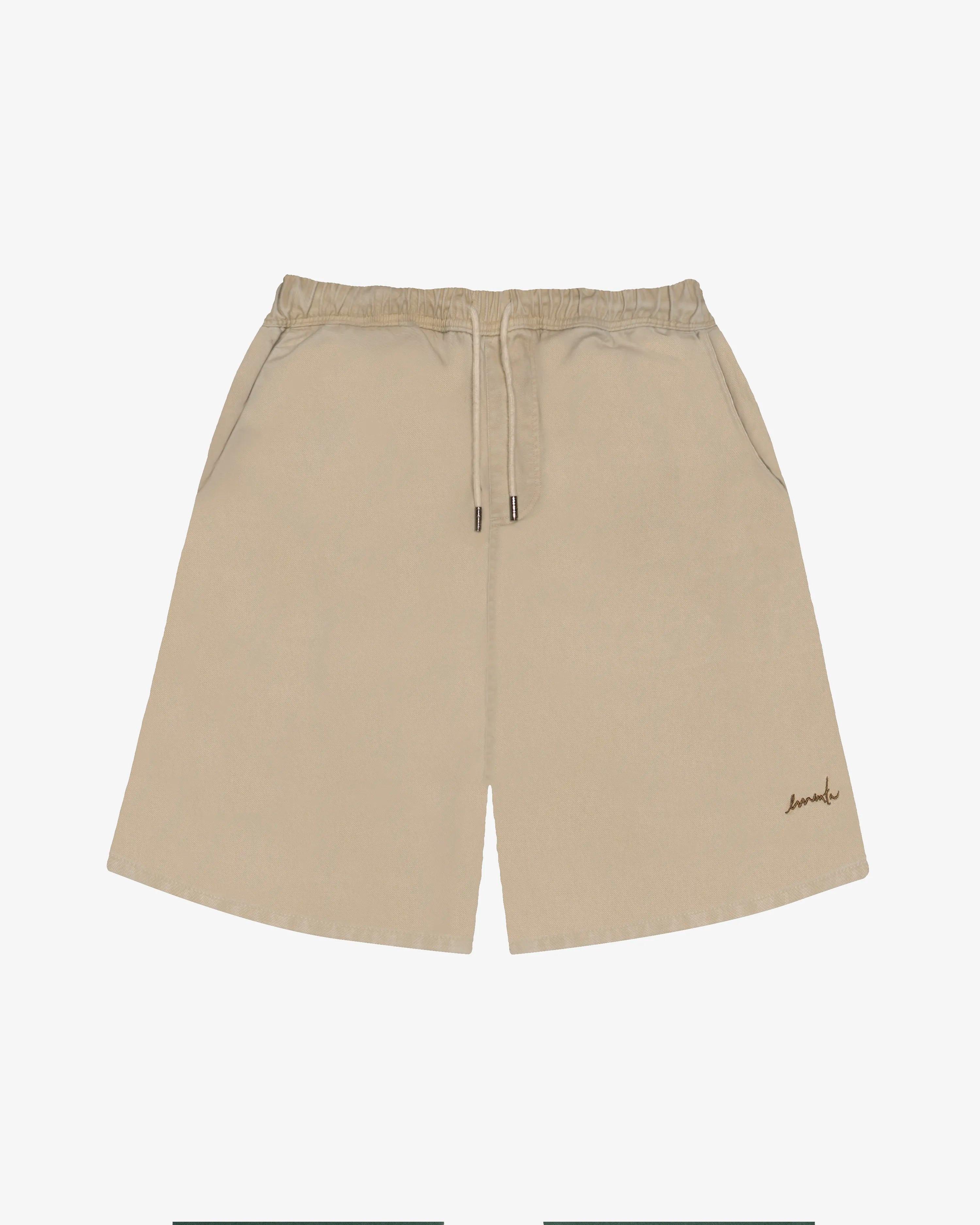 Magoado Twill Elastic Shorts