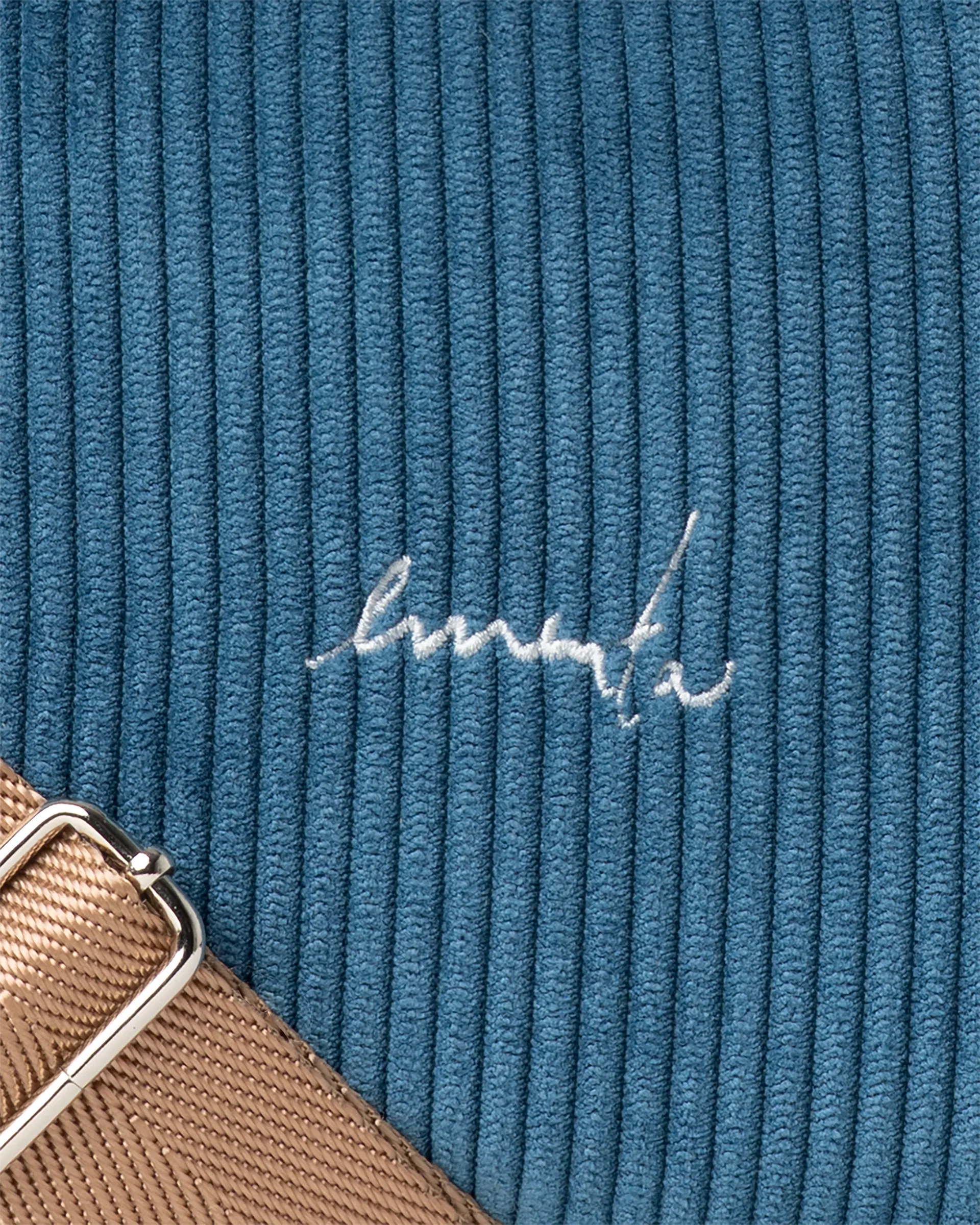 Fluffy Signature Corduroy Shoulder Bag