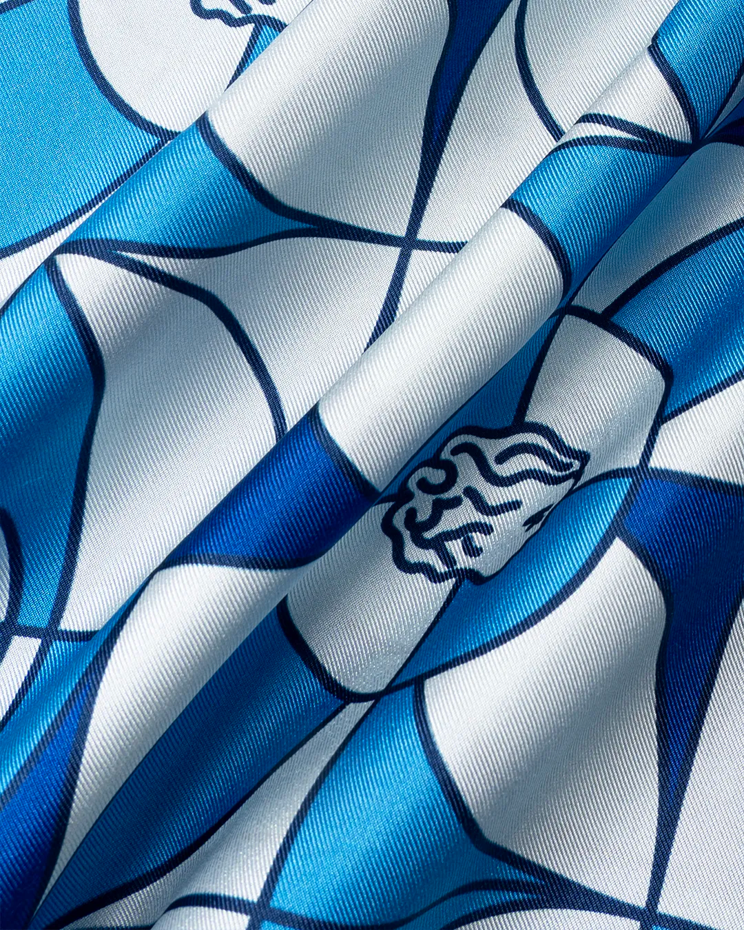 Azure Silk Scarf