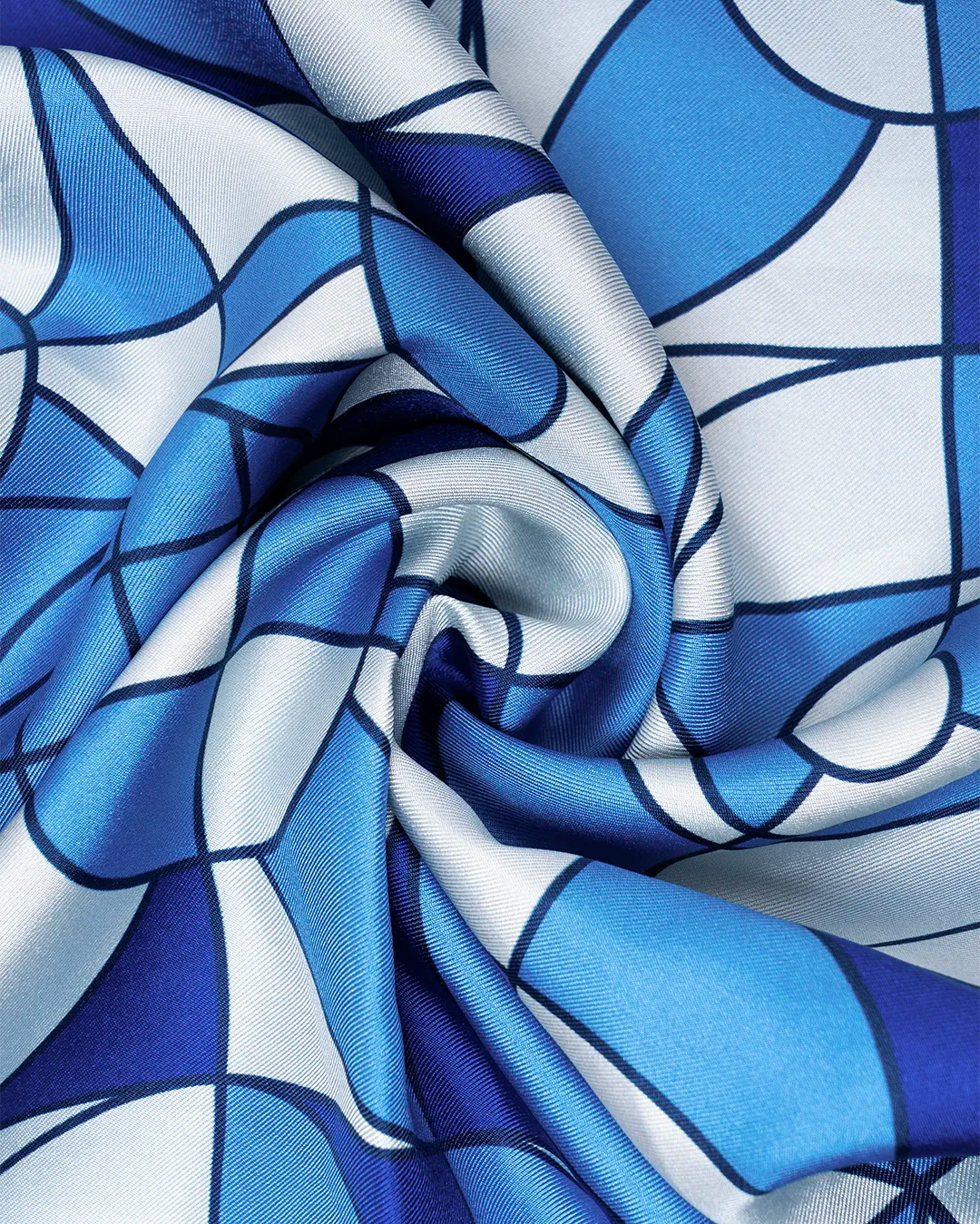 Azure Silk Scarf