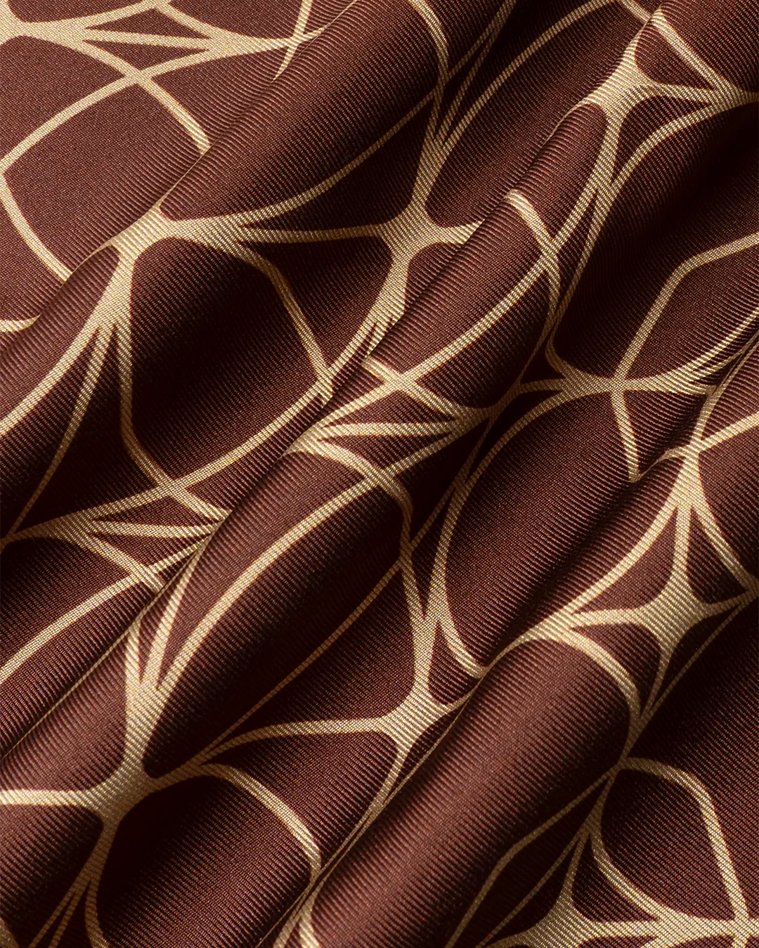 Blossom Pattern Silk Scarf