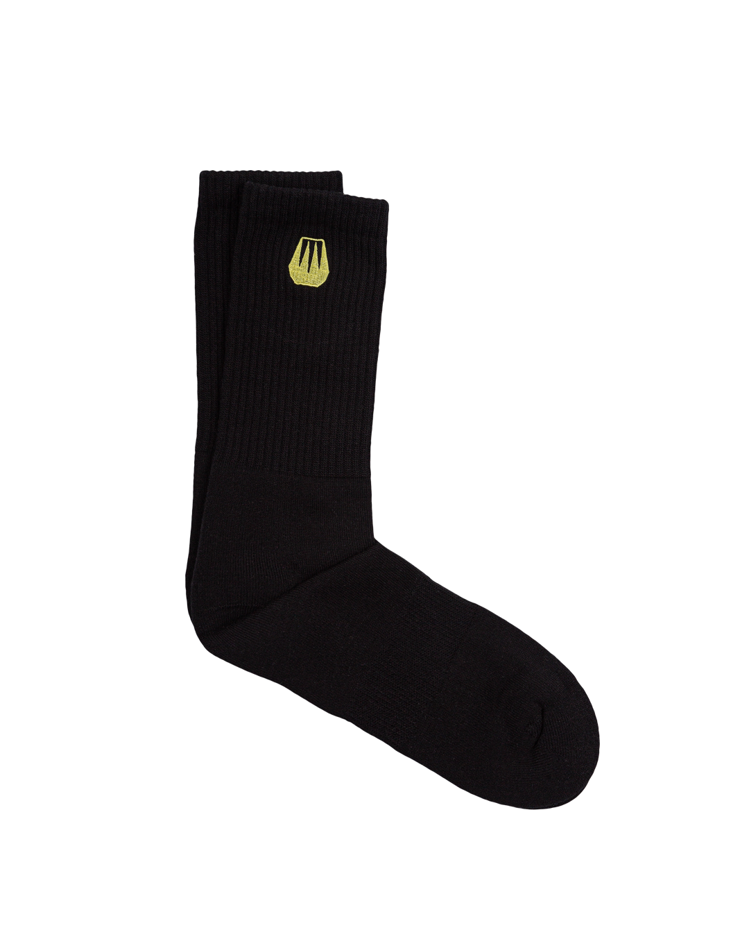 Simple and clean, these Ementa socks, in black are crafted from premium fabrics for a soft, comfortable fit. They feature ribbed stitching at the ankles and the logo embroidered on the ankles for a subtle touch.