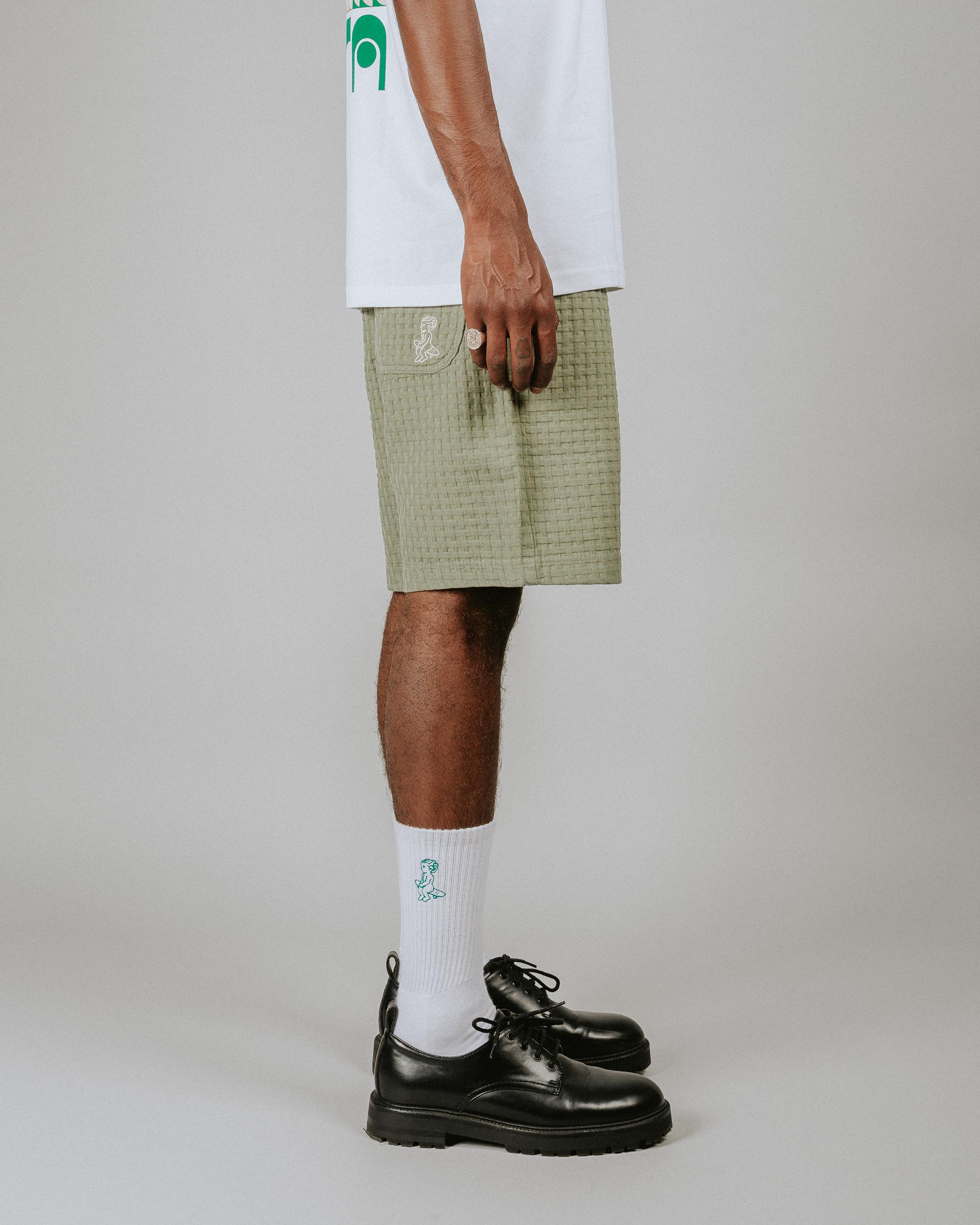 Ribbed Twill Walkshorts