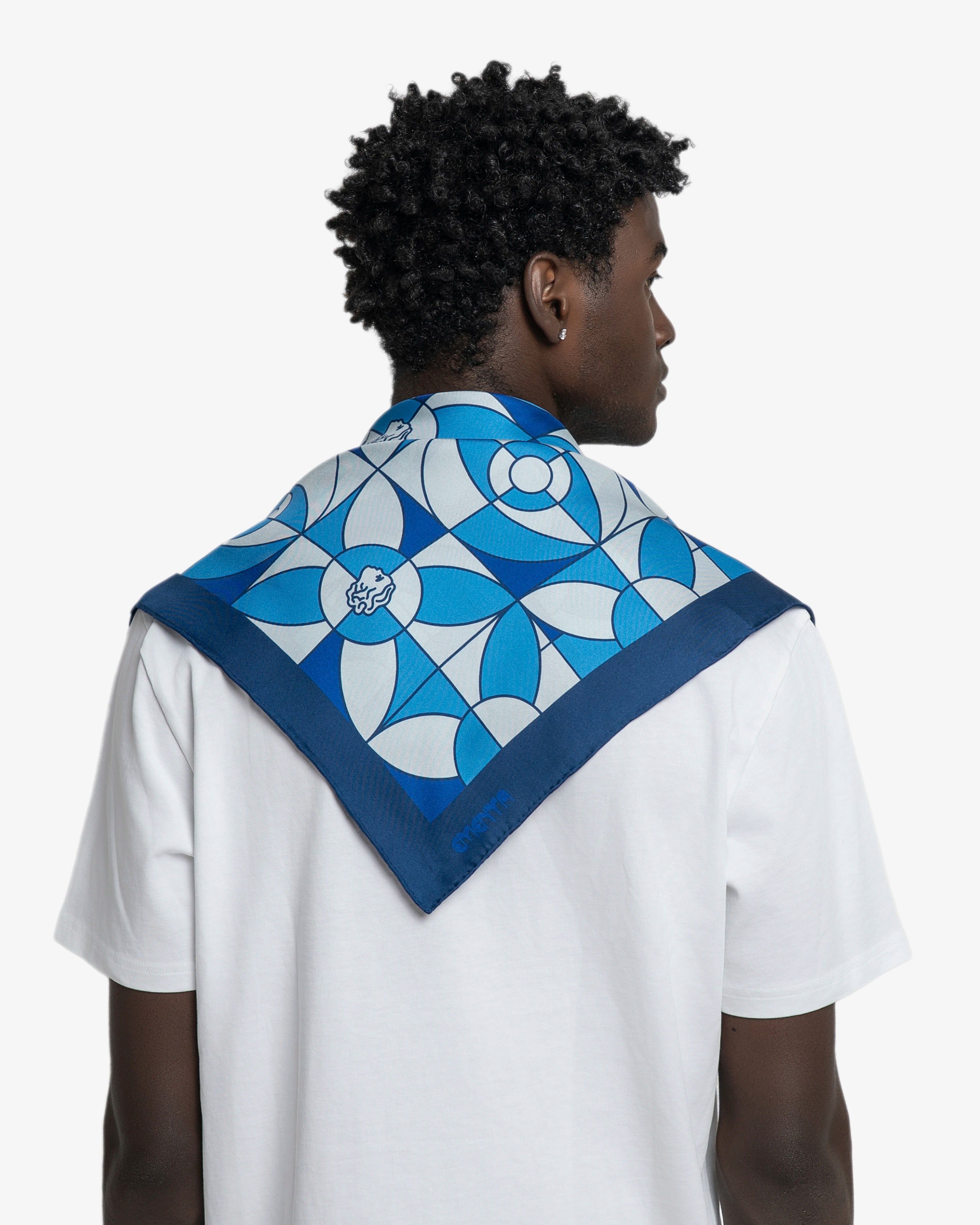 Azure Silk Scarf