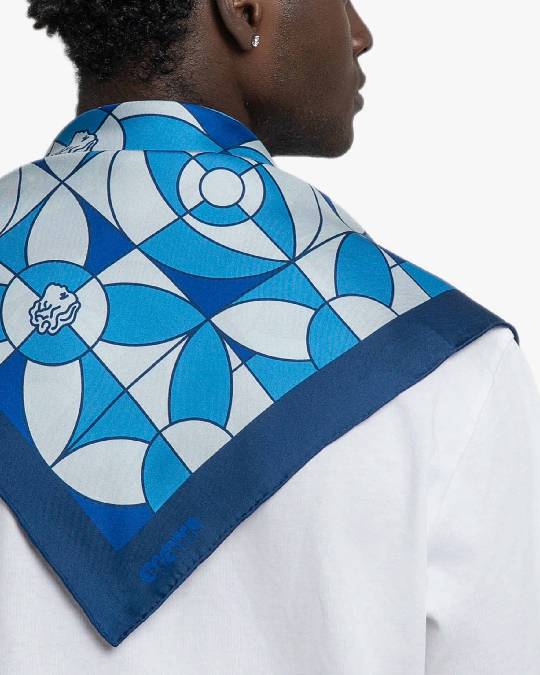 Azure Silk Scarf