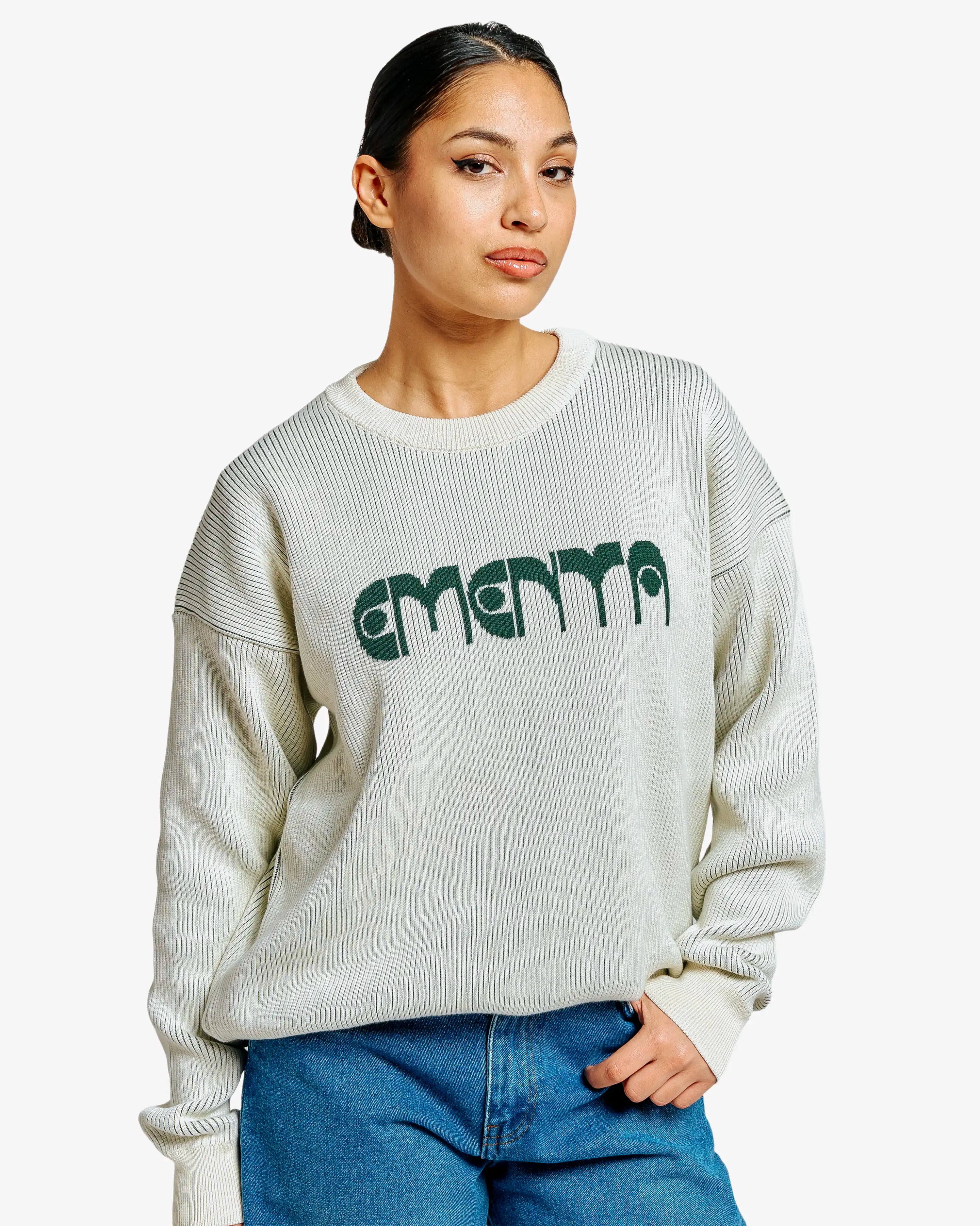 Lisa Double Knit Crewneck