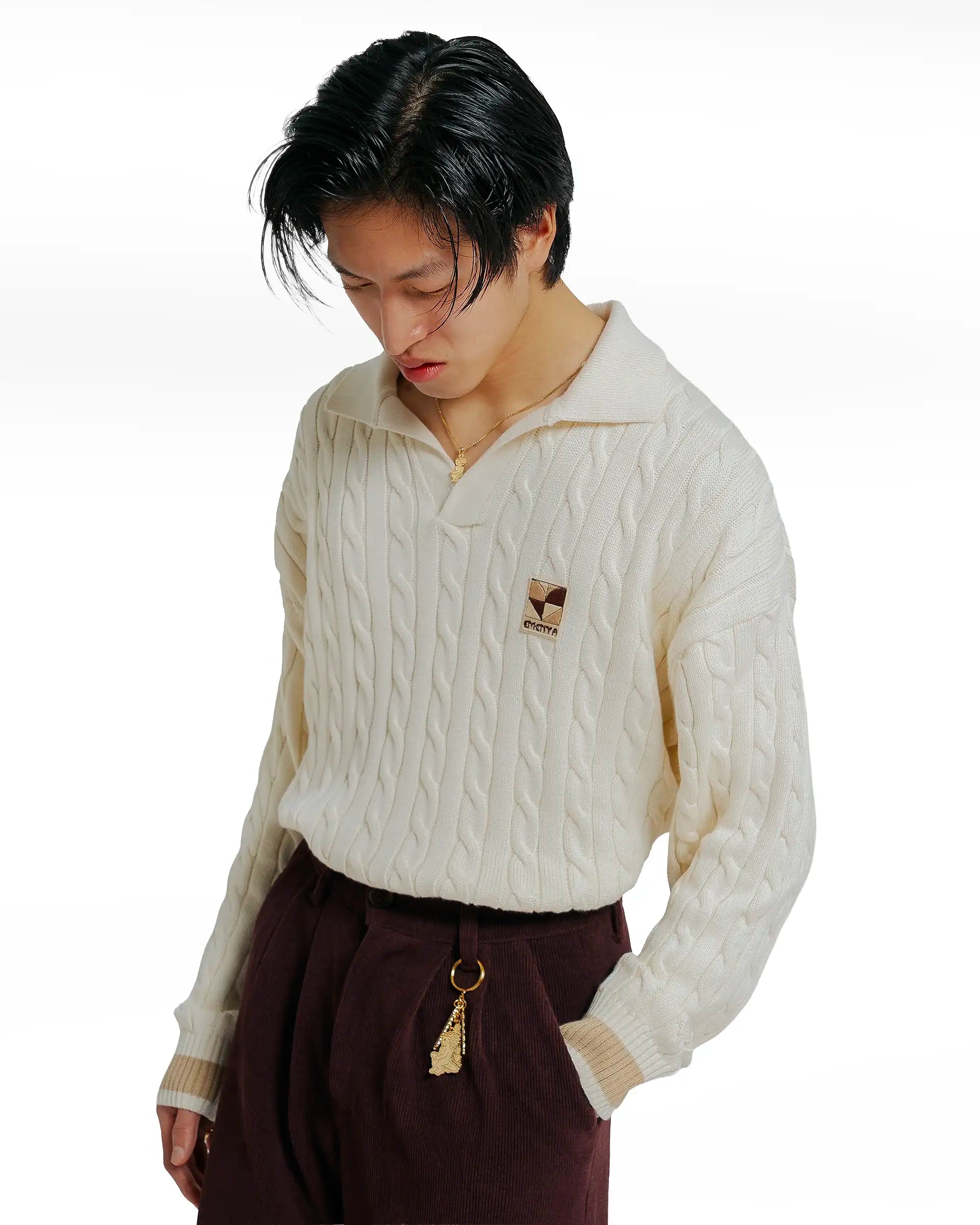 Heart Knit Polo