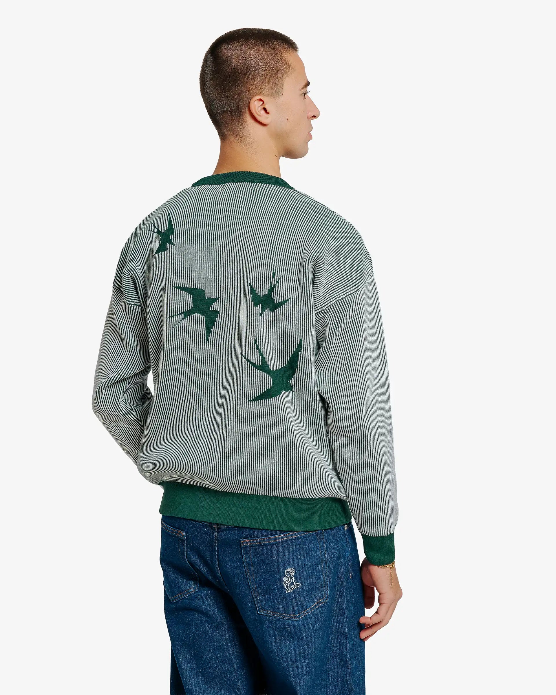 Lisa Double Invert Knit Crewneck