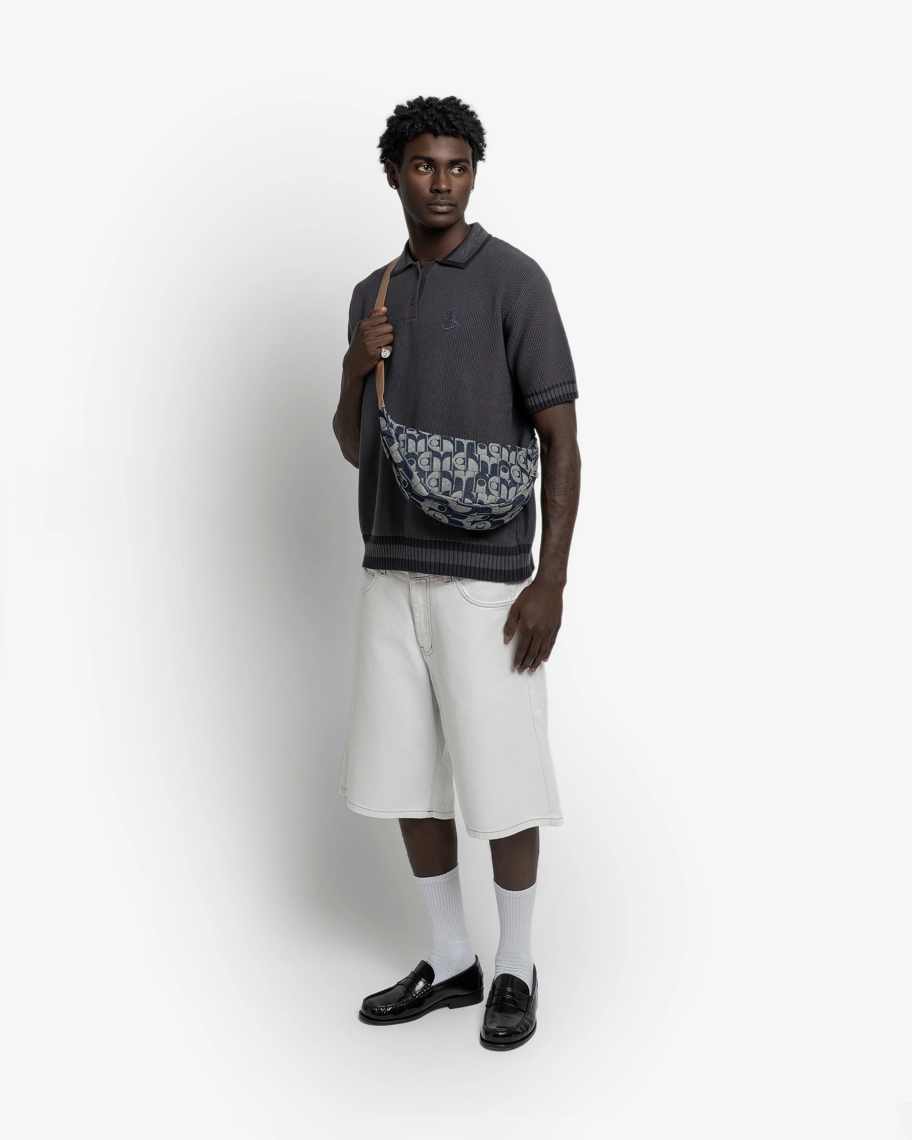 Fiuza Jacquard Shoulder Bag