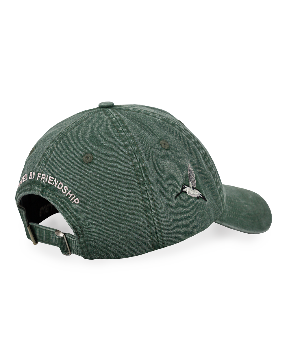 The Dots Patch Cap is a classic six-panel cap crafted from 100% cotton, ensuring a comfortable fit and durable wear. It comes in a green washed color, enhanced by a curved brim. The cap is decorated with multiple embroidered patches, adding character to the design.