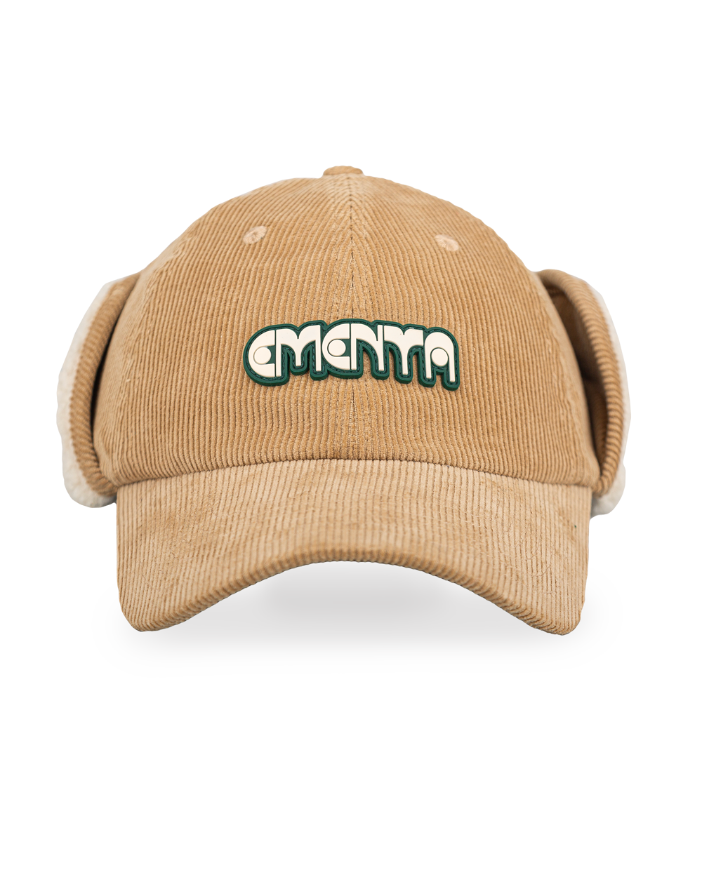 A six-panel cap crafted from corduroy on the outside and lined with soft sherpa on the inside, delivering exceptional warmth and comfort. It features the Dots Ementa logo on the front, with versatile ear flaps that can be worn up or down for adaptable protection against the cold. Designed for both style and function, this cap is a winter essential.