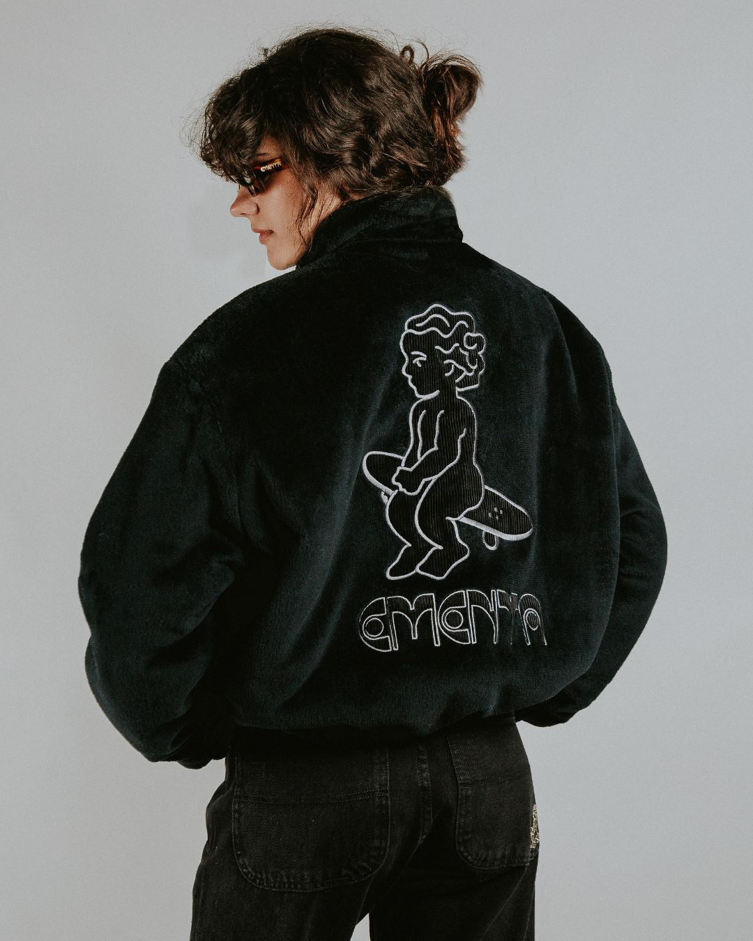 The Ikon Fur Jacket features a soft black fur exterior and diamond stitching on the inside. The jacket also has the Ikon logo embroidered on the back, along with a corduroy interior for added detail.

It includes adjustable elasticated wrists and hips for a more tailored fit, along with two exterior pockets and one interior pocket for storage.