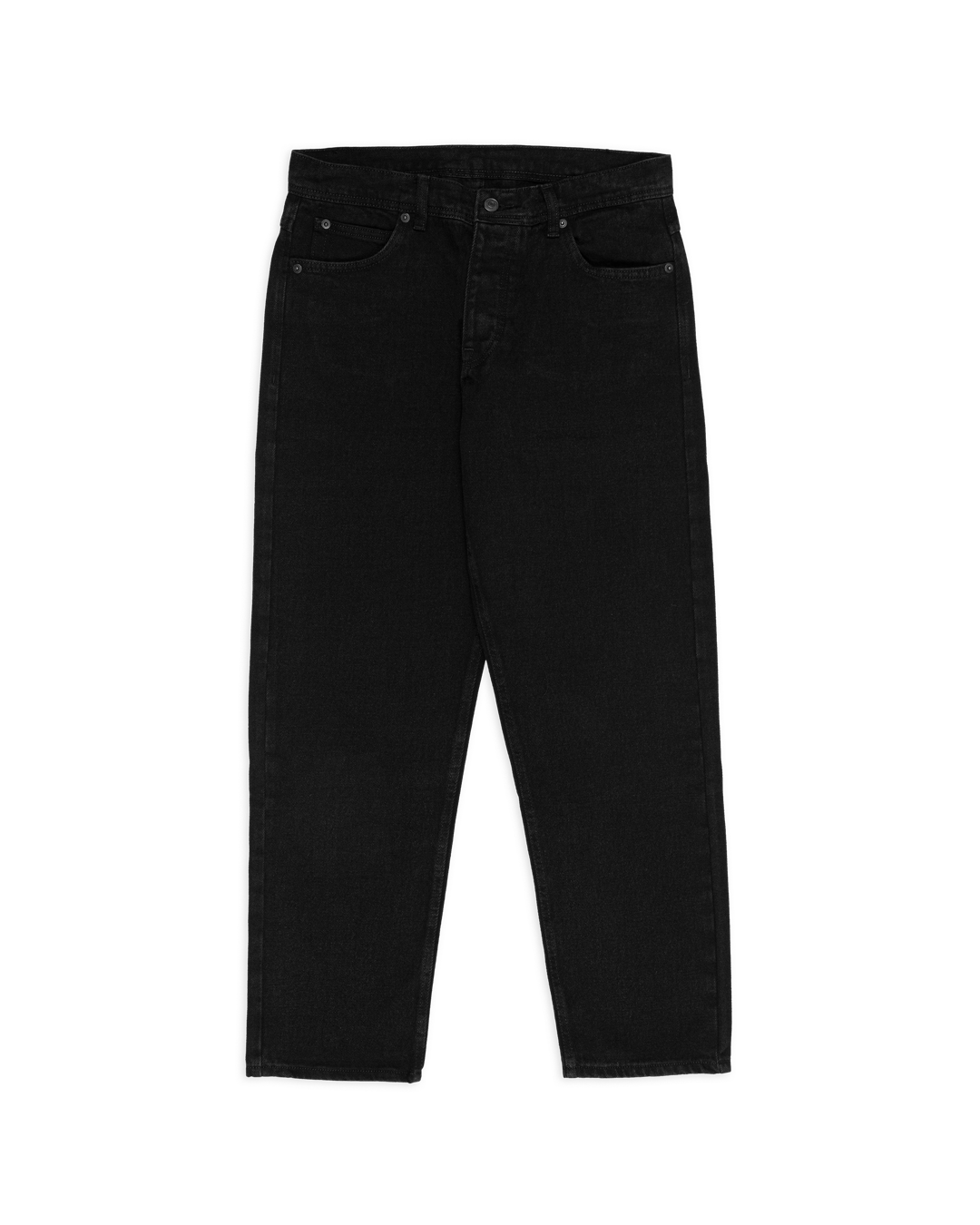 Regular-fit pants made with 100% cotton, in black denim and designed for maximum comfort and easy movement. These pants feature the Ikon logo embroidered on the back pocket.