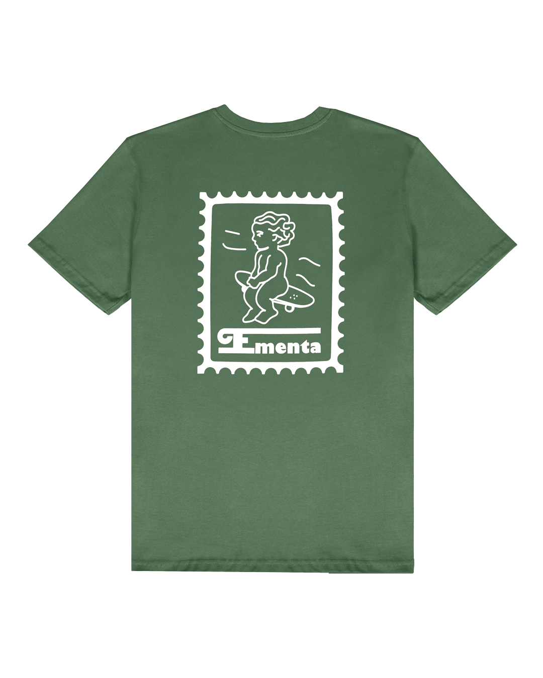 Made from 100% soft cotton, this green-colored t-shirt is designed to maintain its shape over time. The Ikon stamp design in white is digitally created by our artist team for a unique touch.