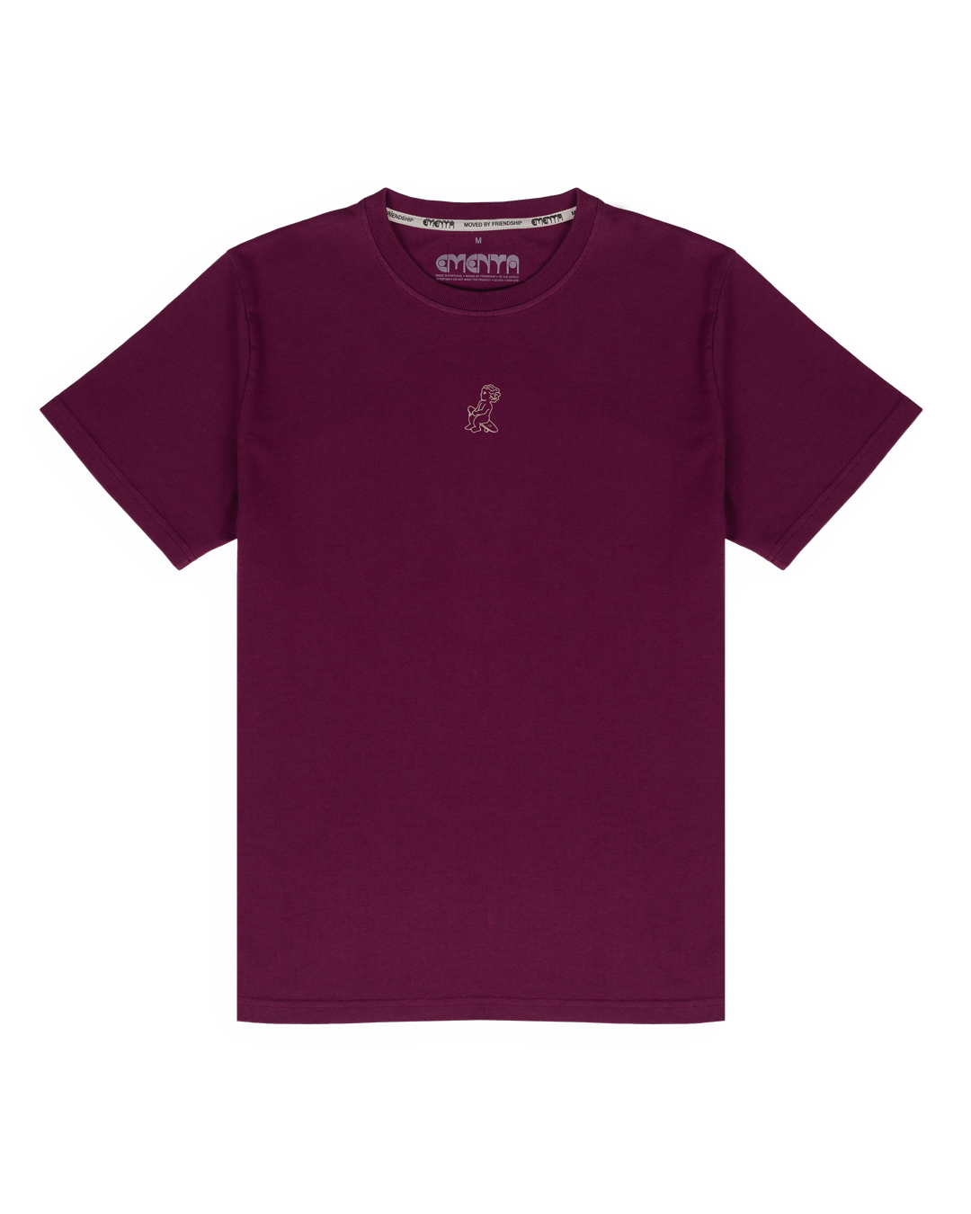 Made from 100% soft cotton, this purple t-shirt offers durability while maintaining its shape over time. The 3D design, digitally created, adds depth and texture to the print, giving it a dynamic, eye-catching look.