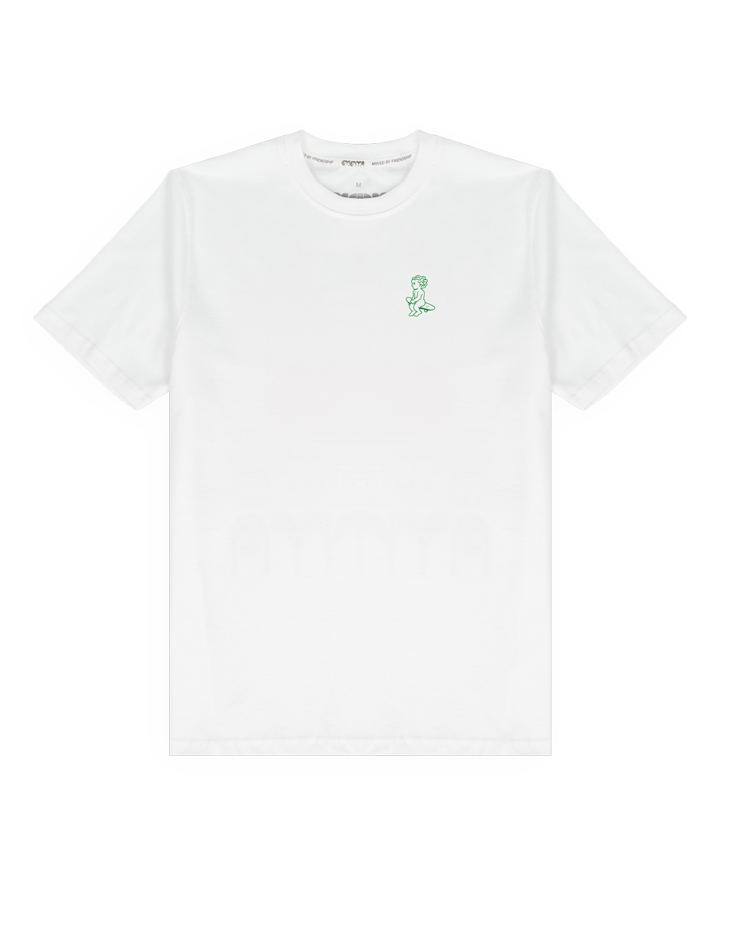 Made from 100% soft cotton, this plain white t-shirt is designed for comfort and durability. The green Ikon logo is subtly placed on the chest, adding a simple, recognizable detail. It’s built to hold its shape over time, making it a practical choice for everyday wear.