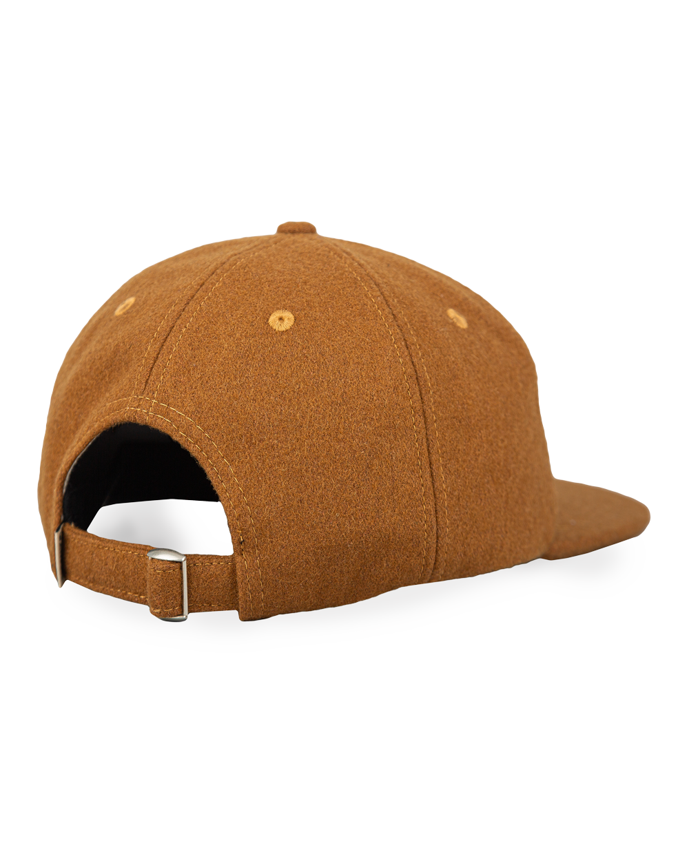 Made from soft camel-colored wool, this six-panel cap features a straight brim for a sharp look. The Signature logo is embroidered on the front, adding a clean touch. The adjustable strap at the back ensures a perfect fit, while the 100% wool construction provides warmth and durability.