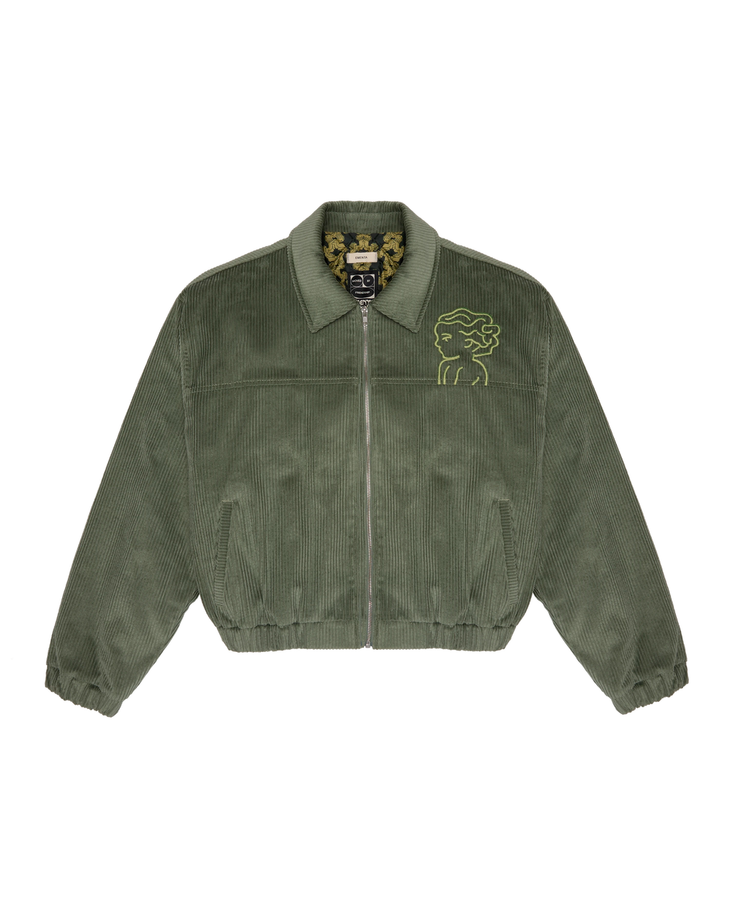 【完売品✨】LAST NEST CORDUROY EMBLEM JACKET ementa_big_ikon_corduroy_jacke