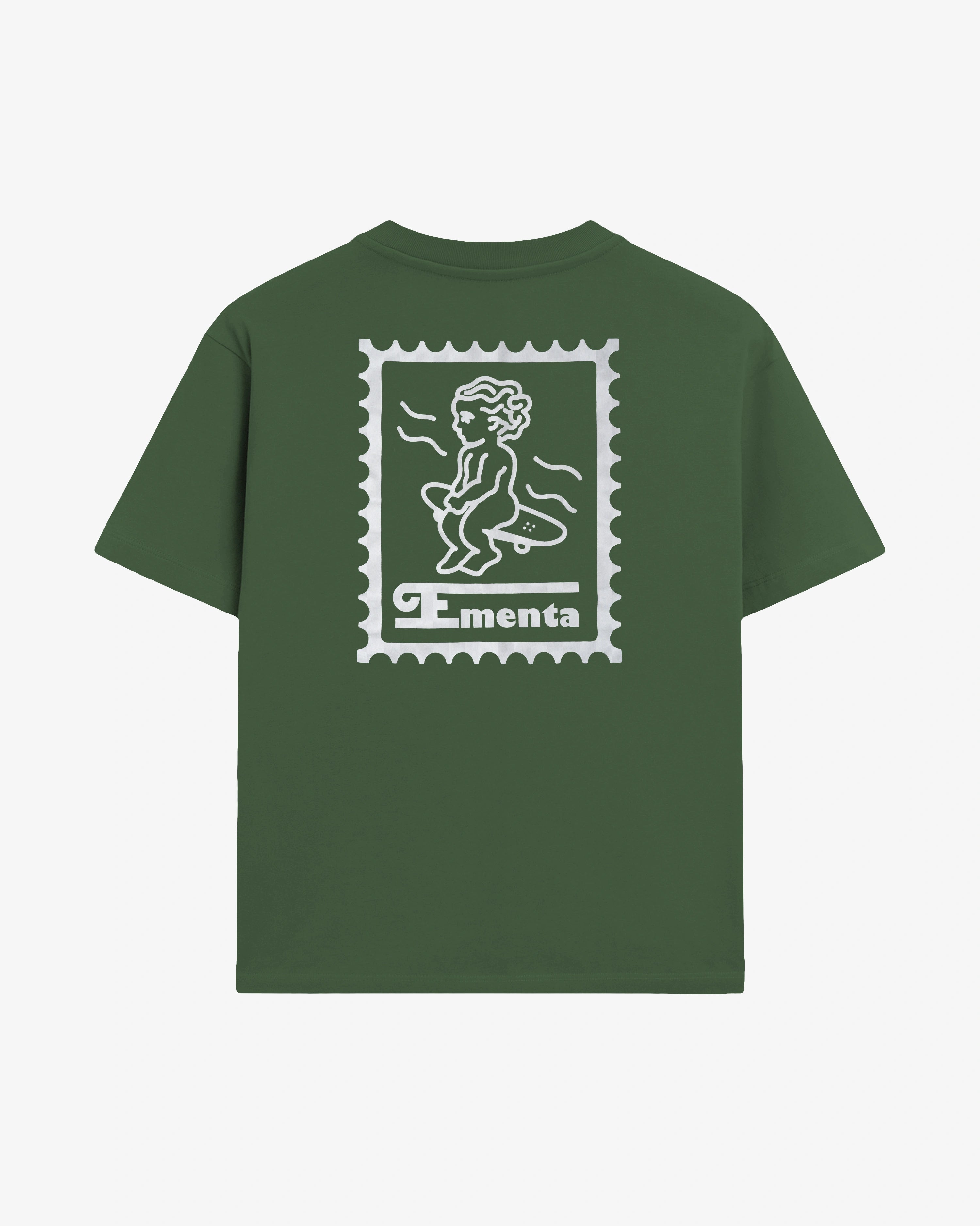 Mid-weight 100% cotton t-shirt (220 gsm)

Small front logo and bold back Ikon Stamp graphic
Ribbed crewneck for structure and comfort
Soft hand-feel with durable construction

Green colorway&nbsp;
Built for everyday wear

Unisex fit&nbsp;
Made in Portugal

Model is 1,75m tall and is wearing size M&nbsp;