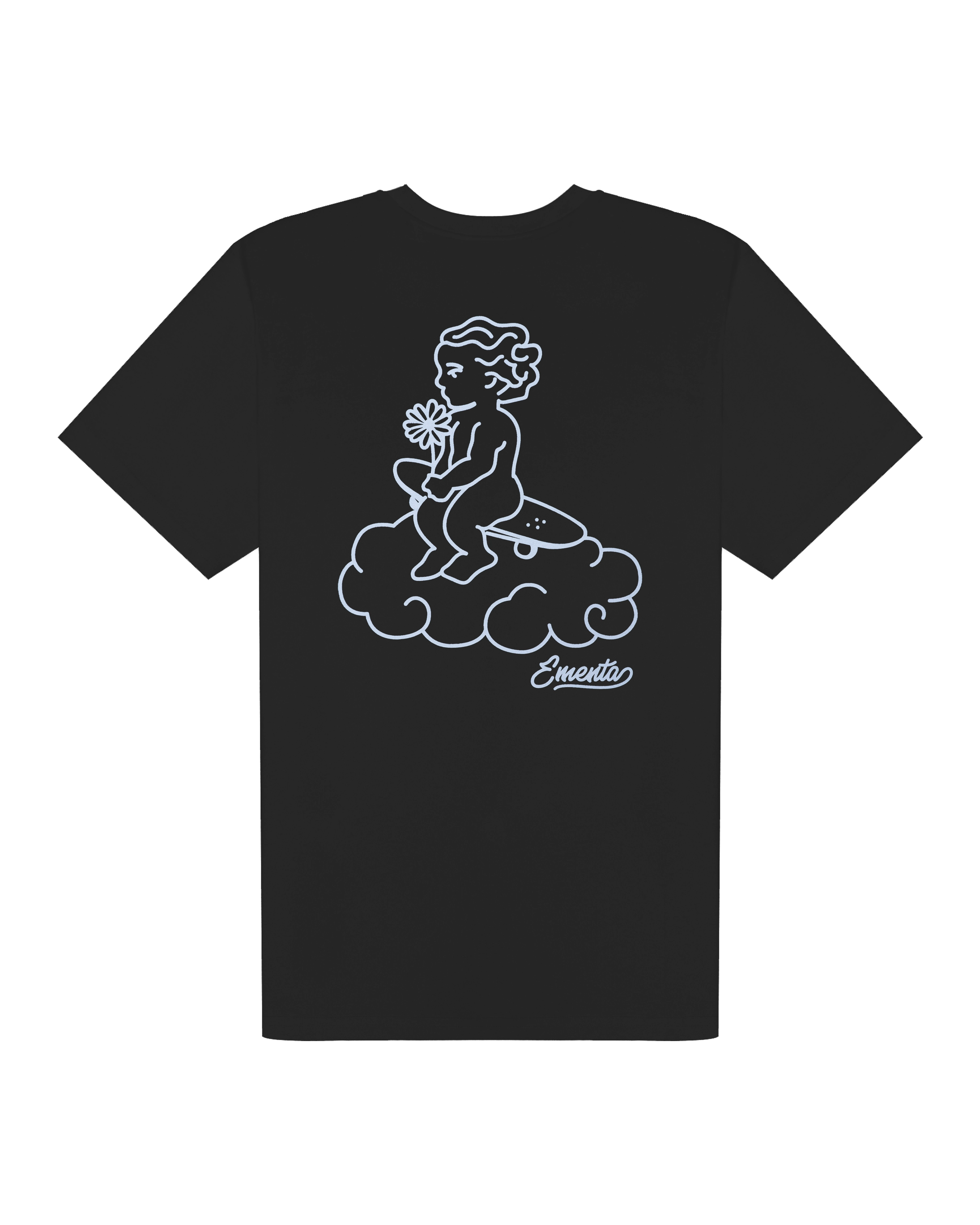 100% Cotton for comfort and durability
Unisex fit for all body types
Black color with sky blue digitally created print
Designed for long-term wear and a natural fit
Made in Portugal
