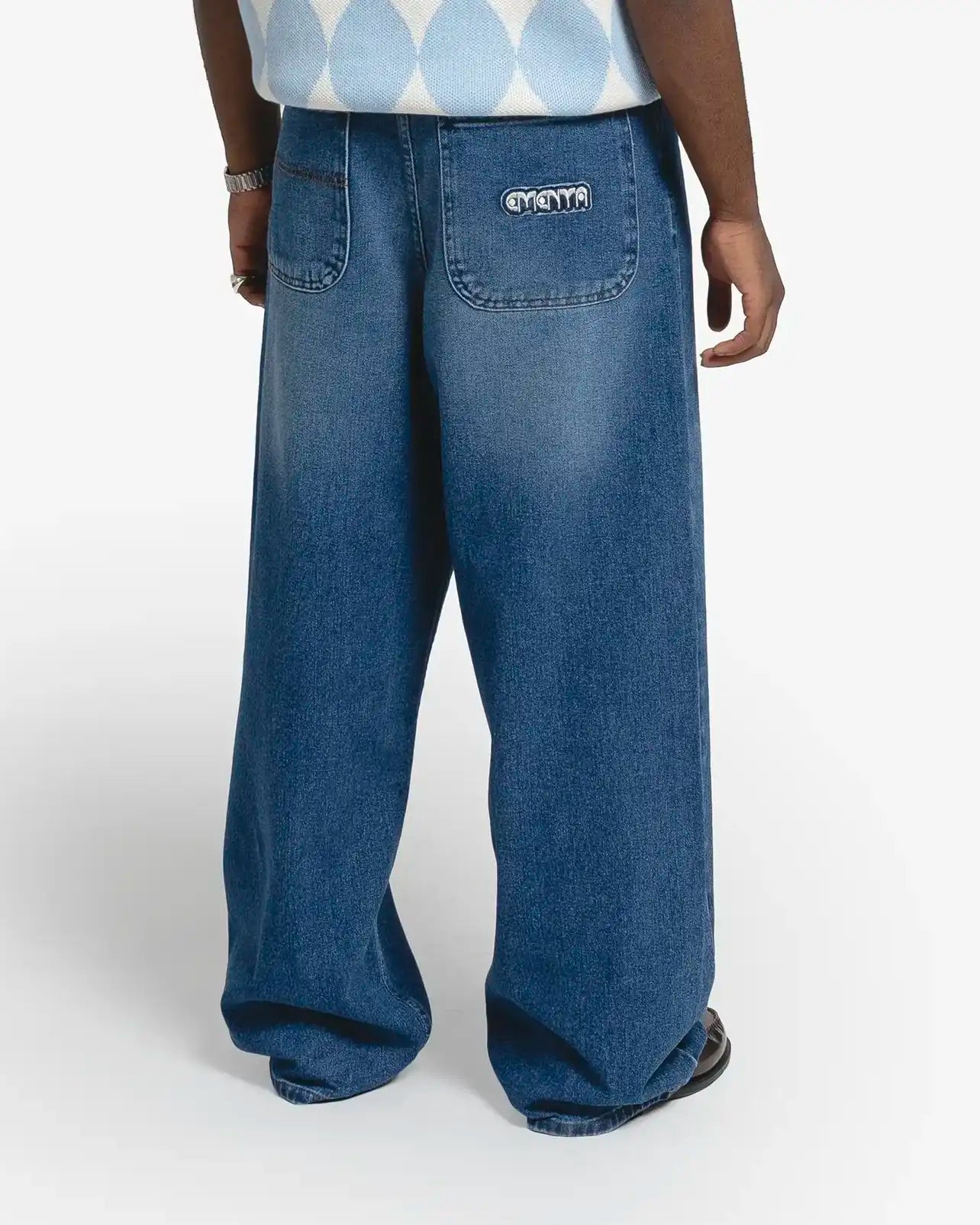 Pagode Ripped Dots Jeans