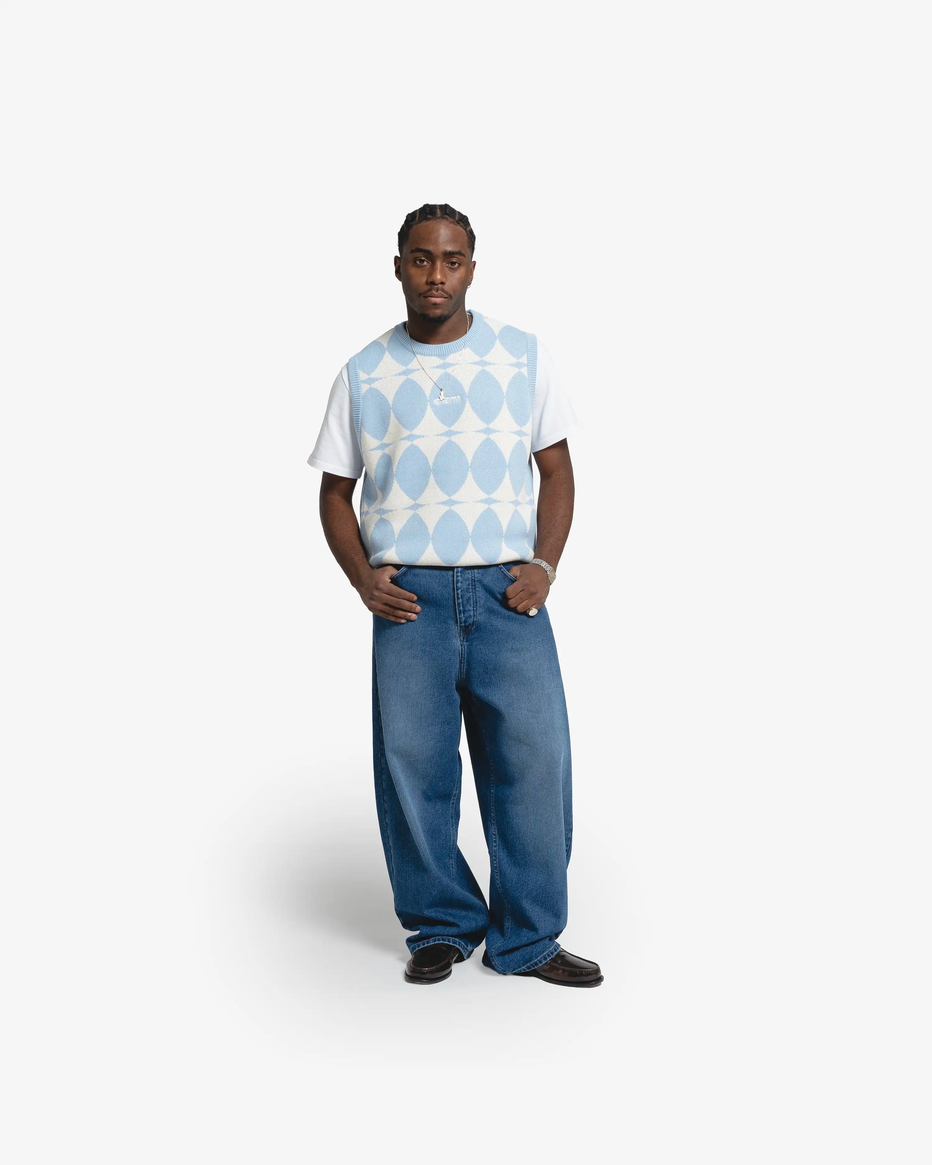 Pagode Ripped Dots Jeans