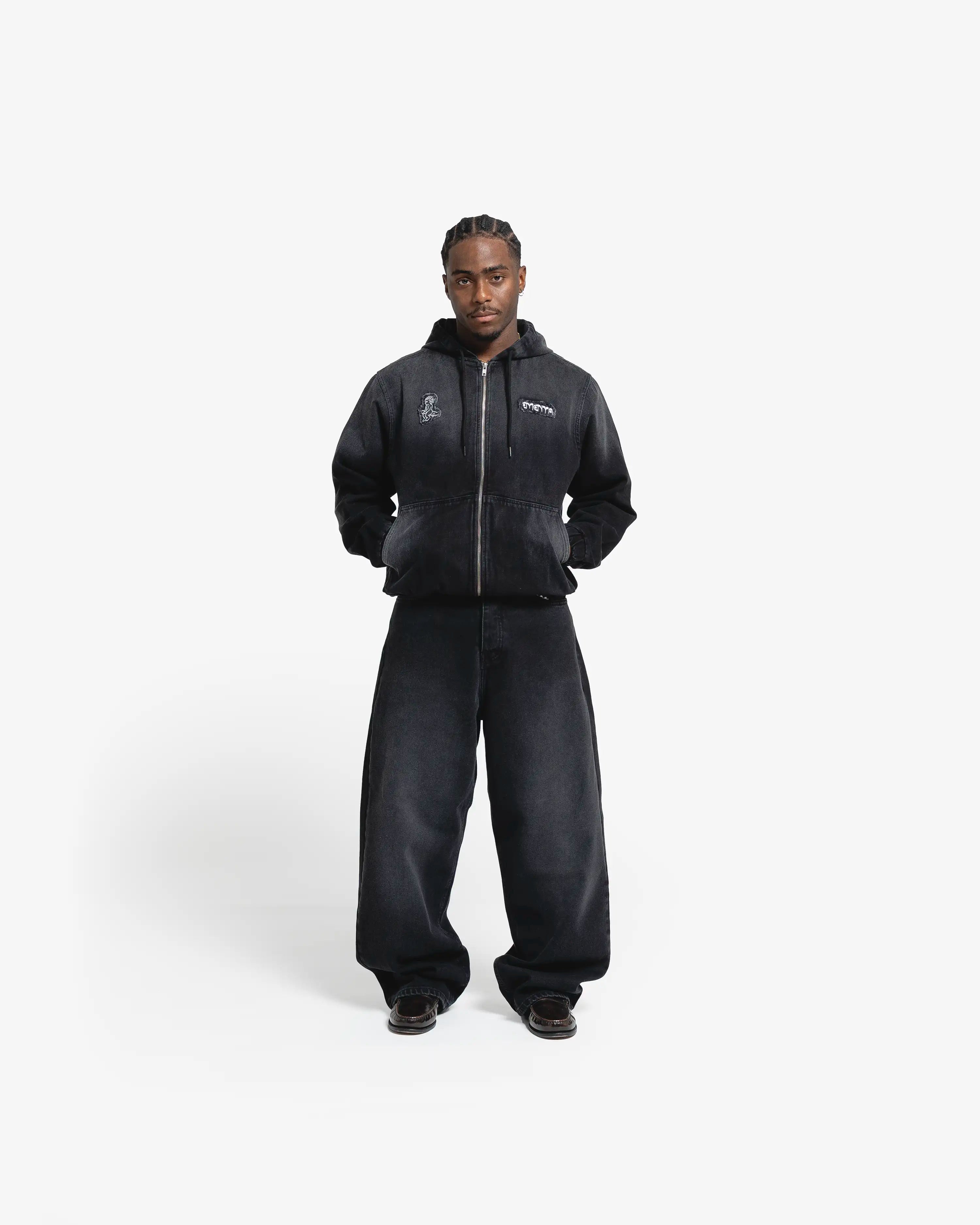 Ripped Dots Denim Jacket